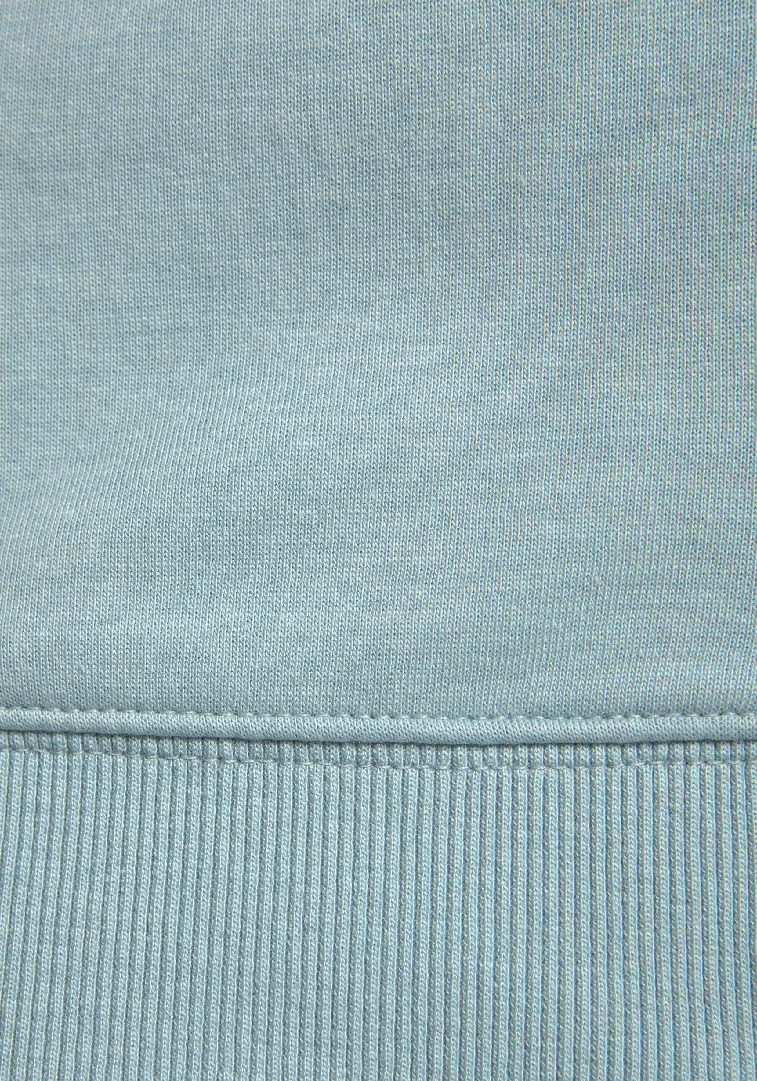 Bench. Loungewear Sweatvest met zijstrepen en staande kraag, loungepak