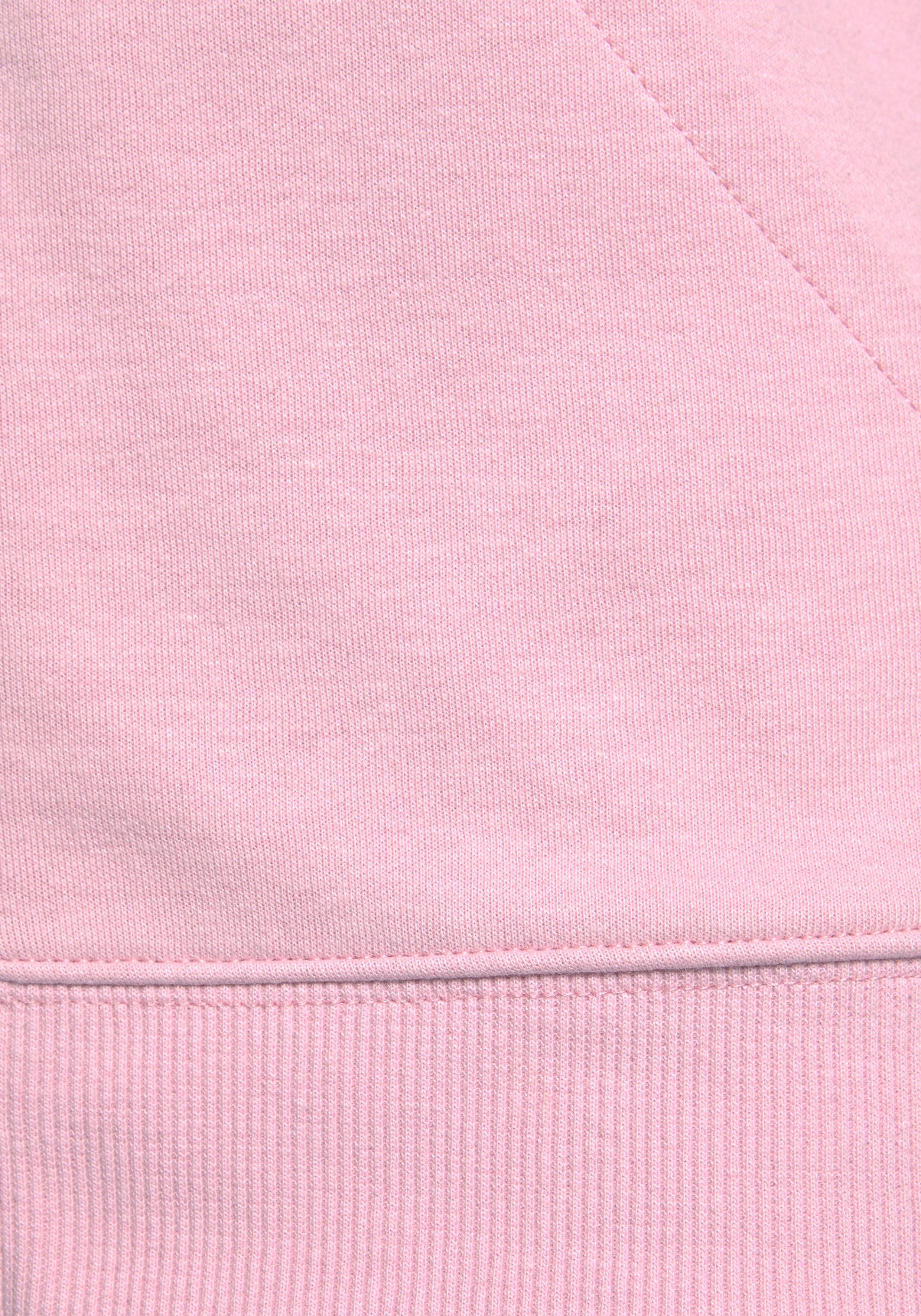 Bench. Loungewear Sweatvest met zijstrepen en staande kraag, loungepak