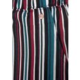 s.oliver red label beachwear pyjamabroek met motief all-over en contrastkleurige koord blauw