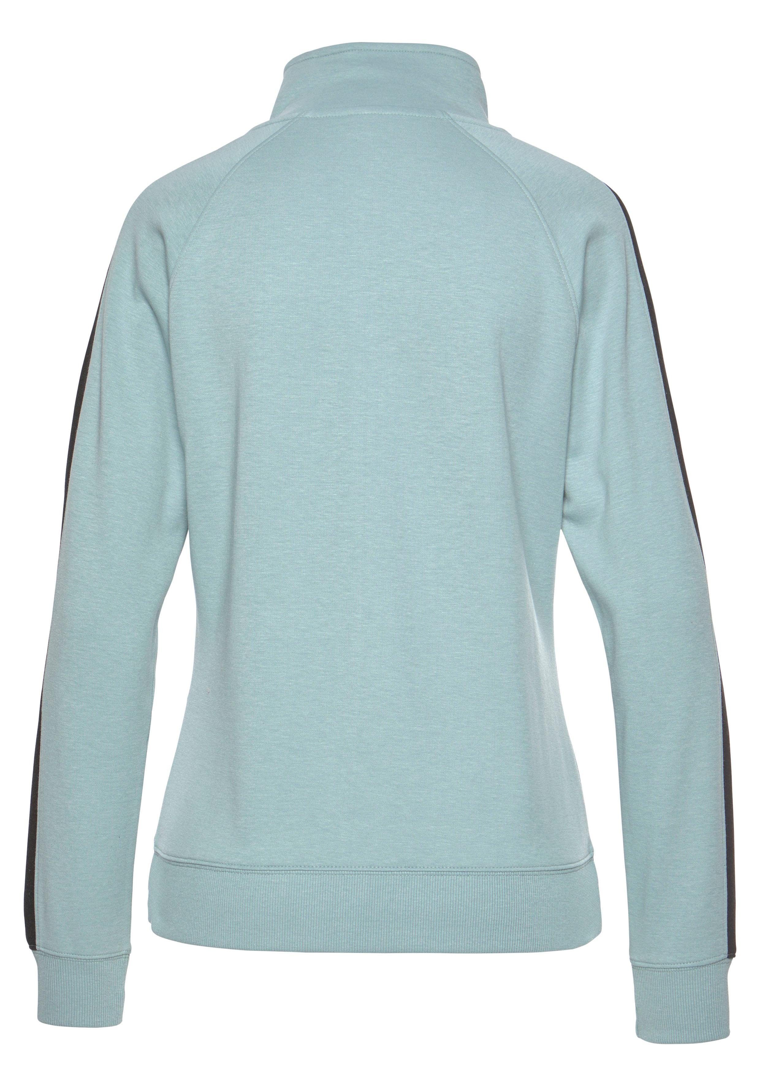 Bench. Loungewear Sweatvest met zijstrepen en staande kraag, loungepak