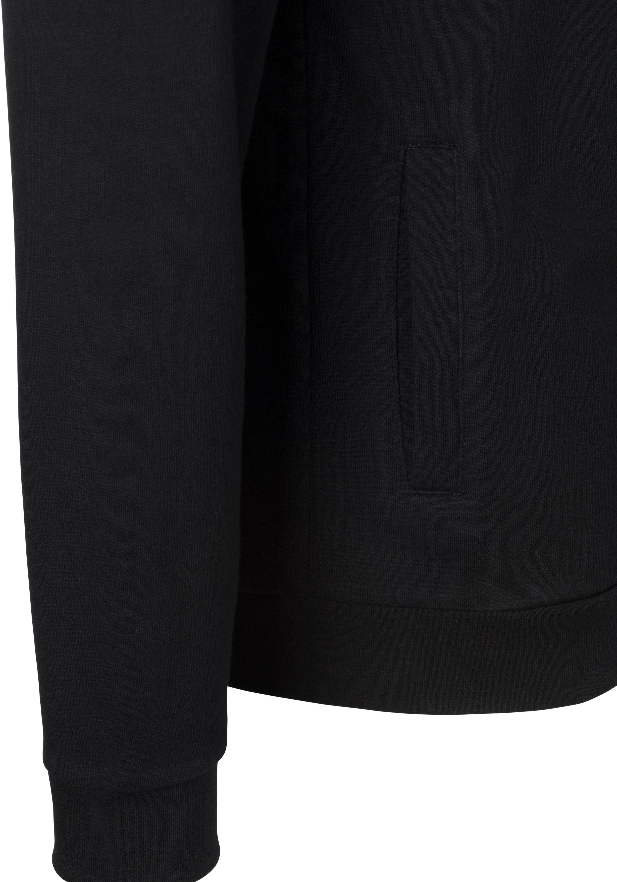 Bench. Loungewear Sweatvest met zijzakken, van lichte en comfortabele sweatstof heren maat 44/46 (S) zwart