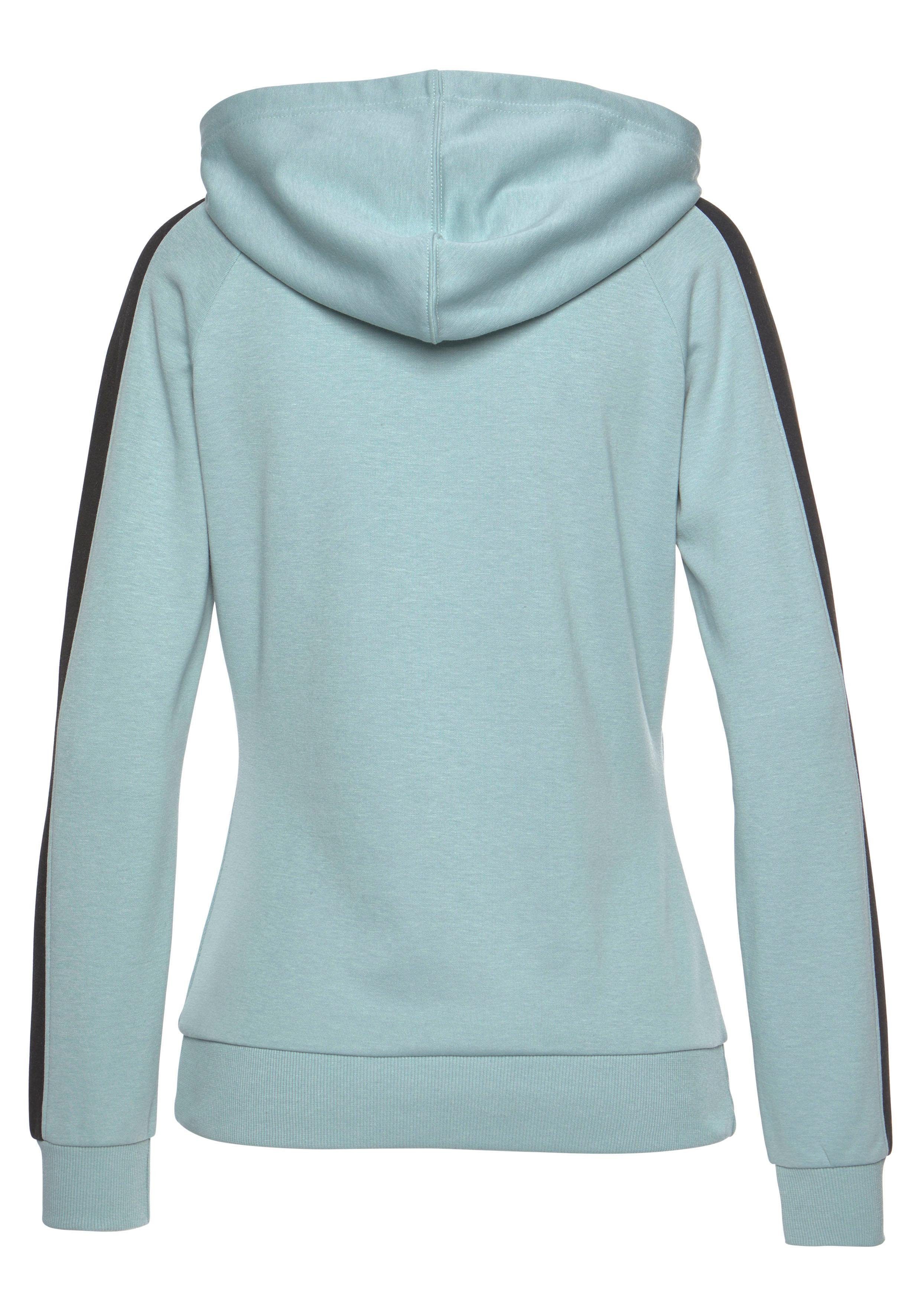 Bench. Loungewear Hoodie met zijstrepen en kangoeroezak, loungepak, hoodie