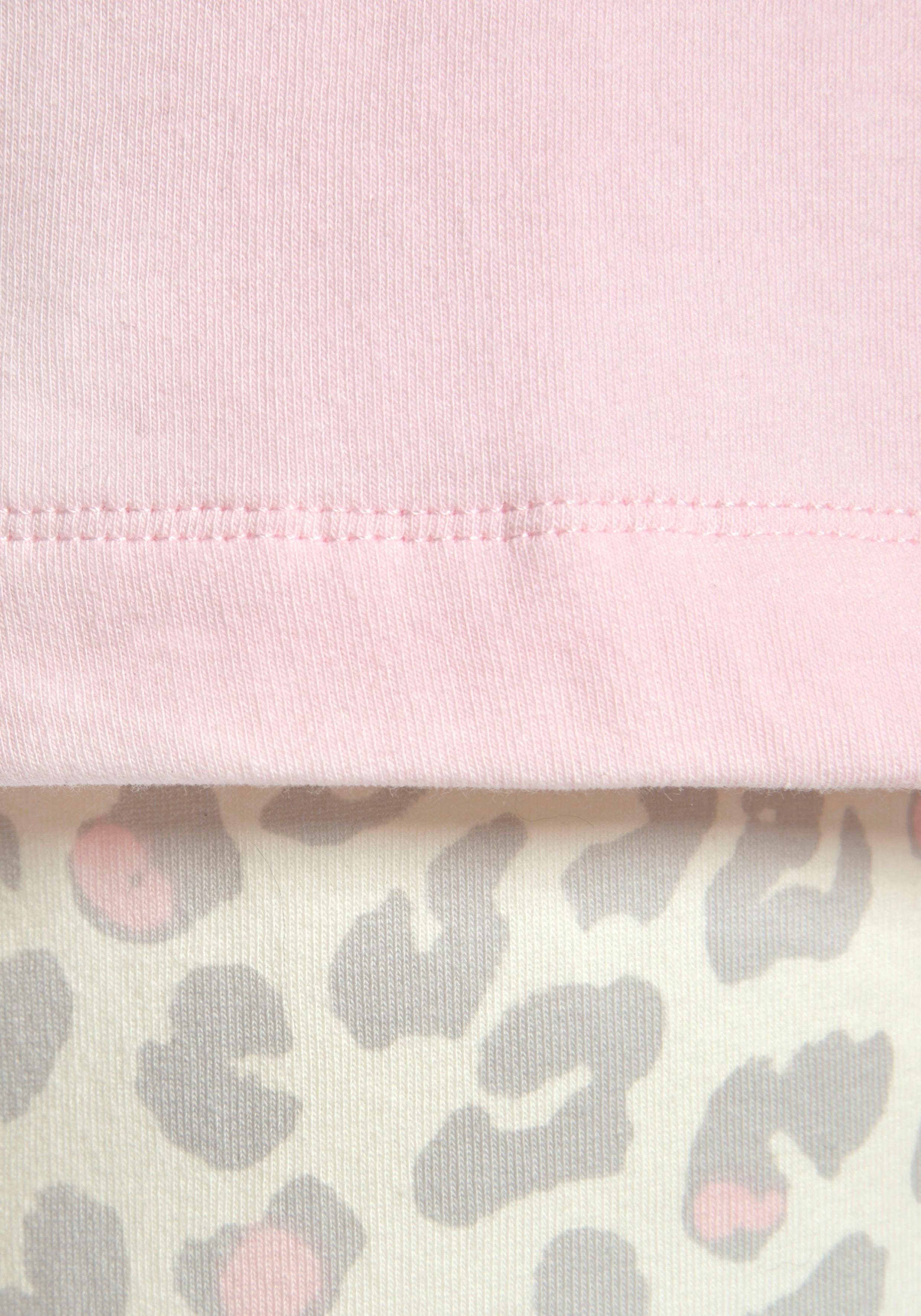 s.Oliver RED LABEL Beachwear Pyjama met strepen opzij op de pijpen (2-delig, 1 stuk)