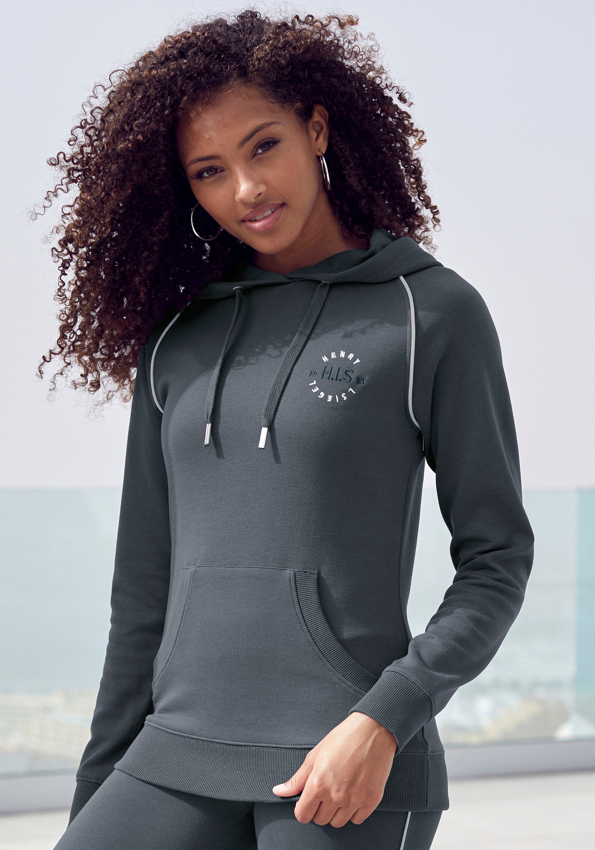 NU 20% KORTING: H.I.S Hoodie met kangoeroezak