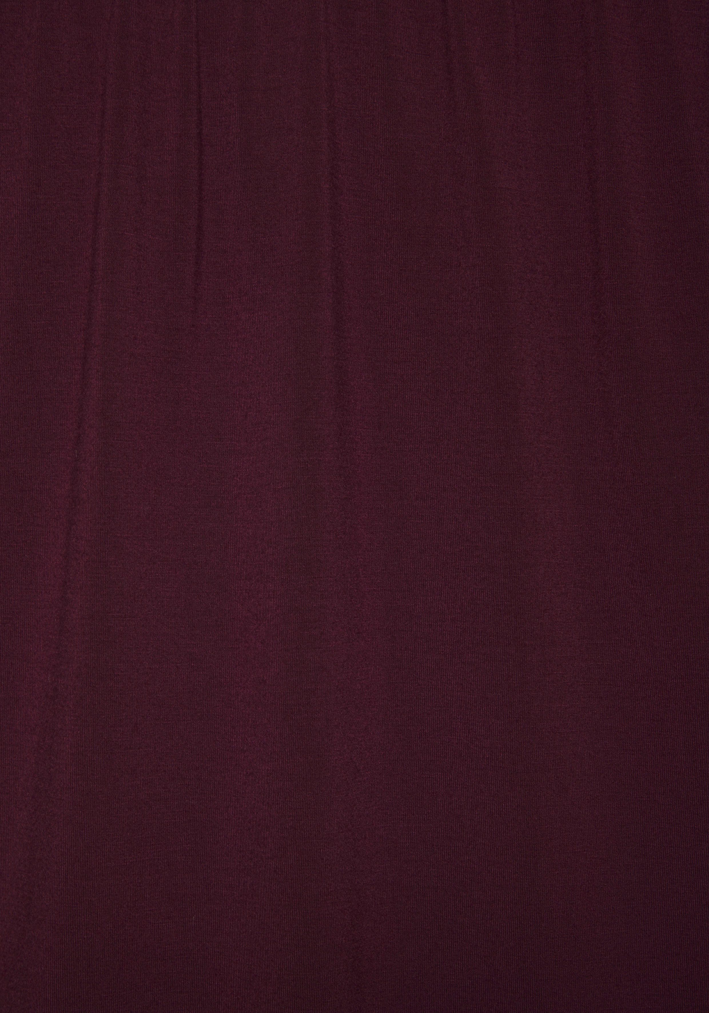 Lascana Shirt met korte mouwen met elastiek in de band (set, 2-delig)