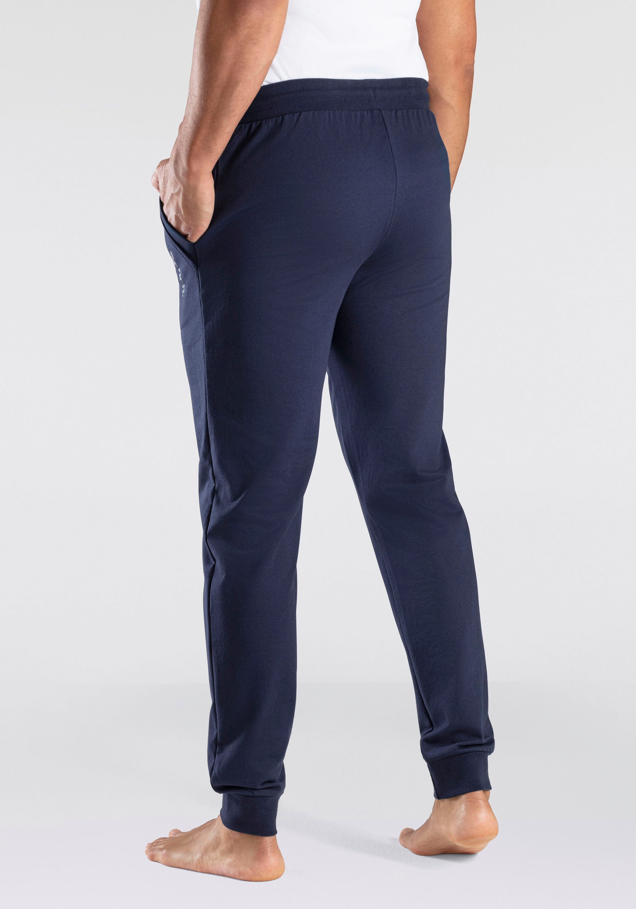 Bench. Loungewear Joggingbroek Joggingbroek met koord, van katoenmix