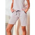 s.oliver red label beachwear pyjamashort met all-over print roze