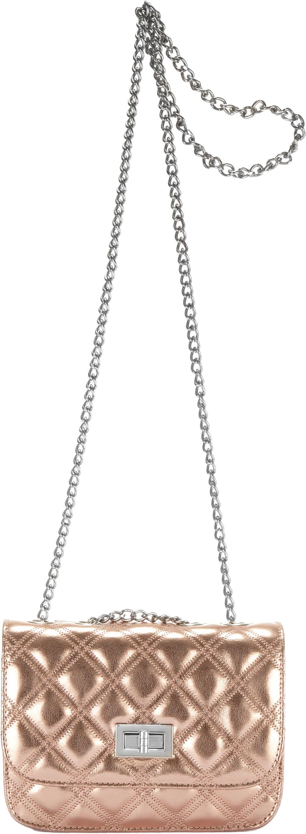 Lascana Schoudertas Minibag tassen maat 14 cm goud(kleur)