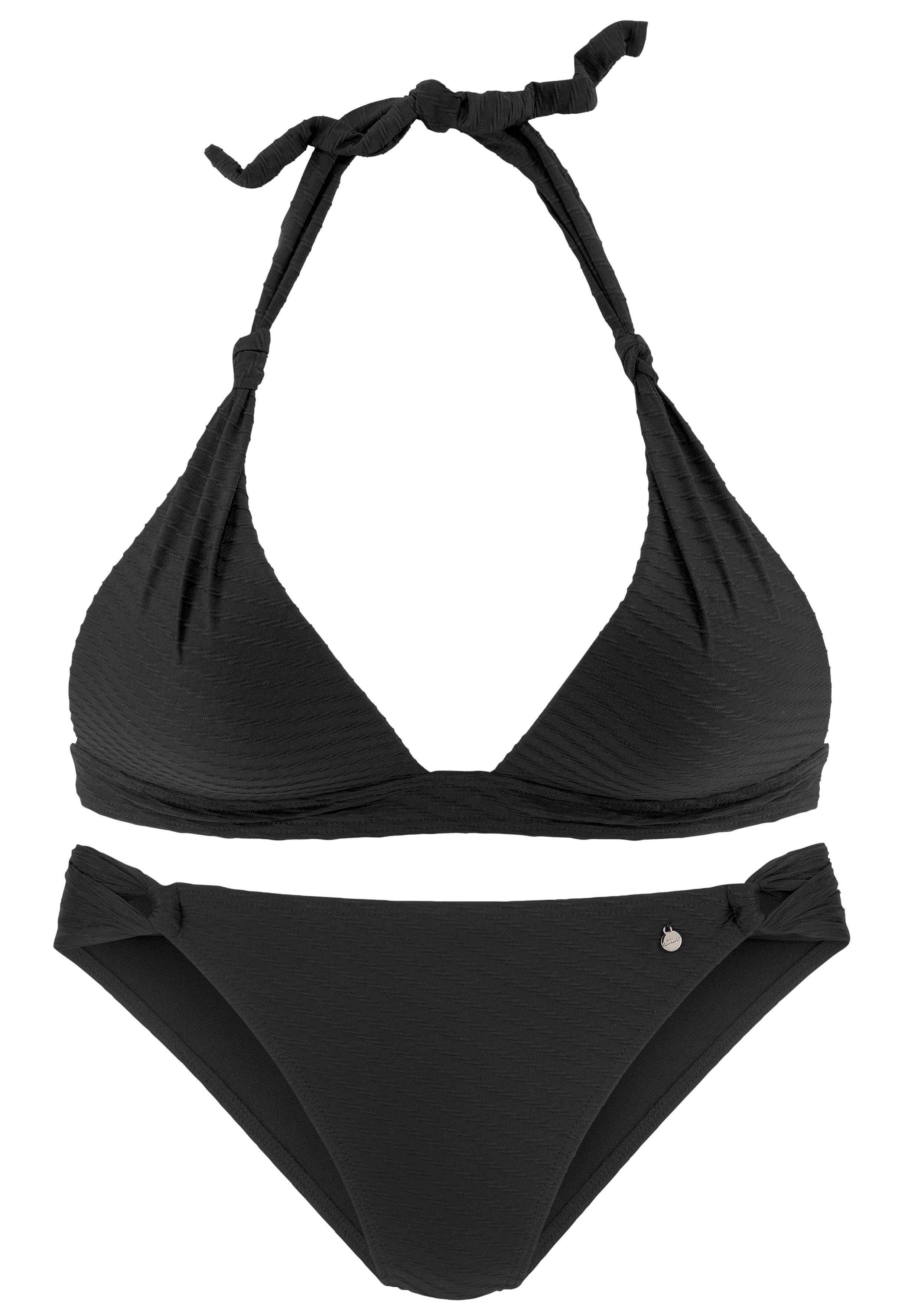 s.Oliver RED LABEL Beachwear Triangelbikini Cho met sierstrik