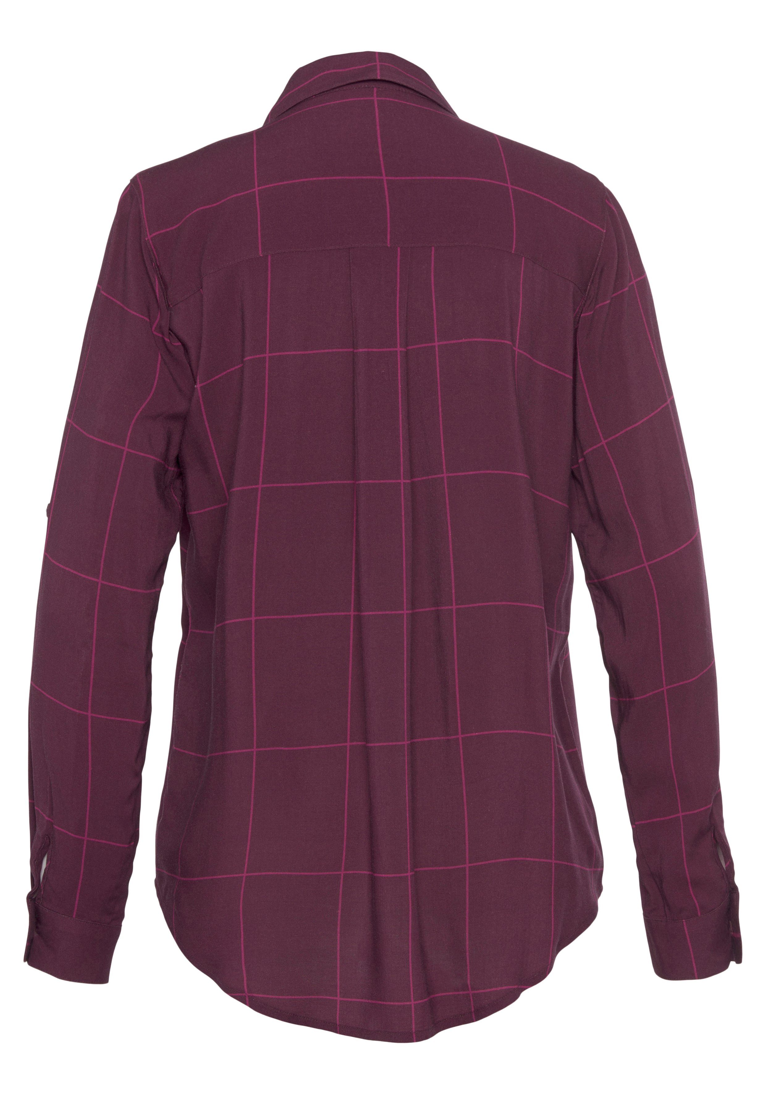 Lascana Overhemdblouse met geruit patroon