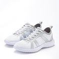 lascana sneakers ultralicht met metallic-inzetten wit