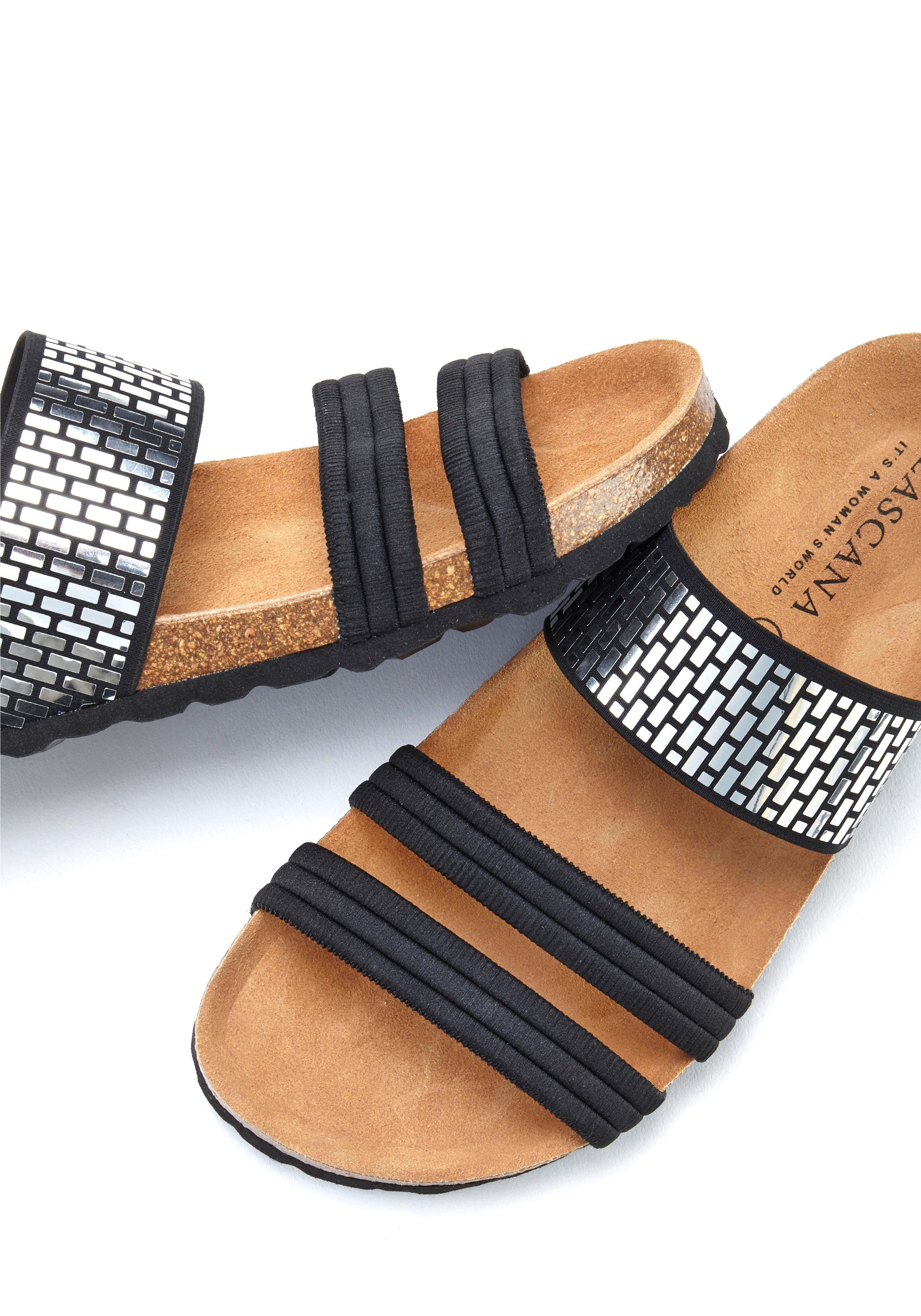 Lascana Slippers Mule, Sandalen, open schoen