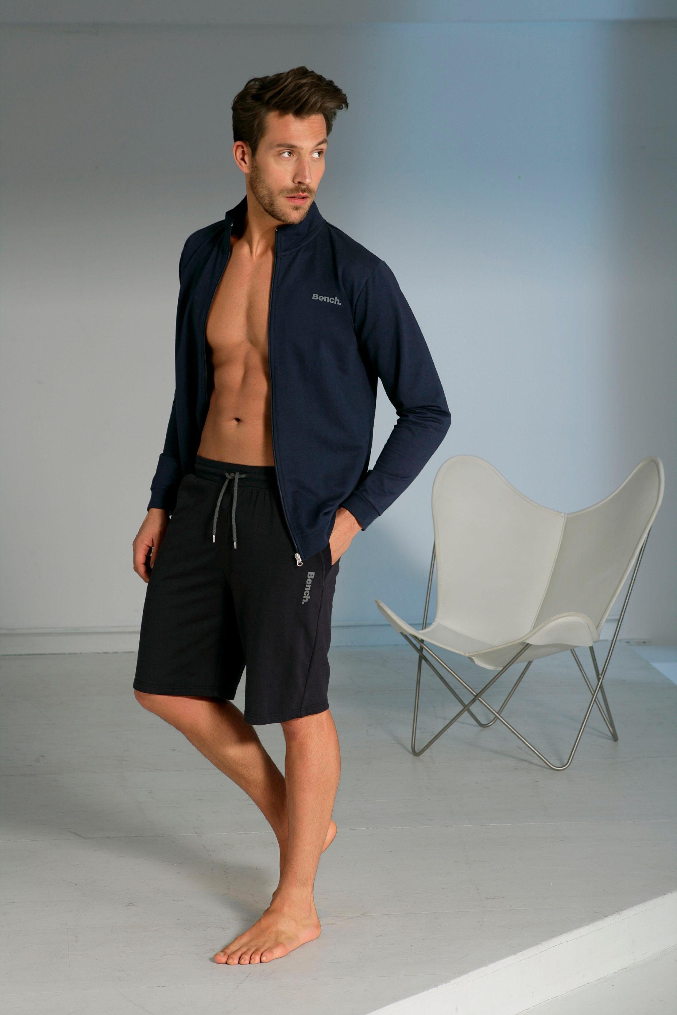 Bench. Loungewear Sweatvest met zijzakken, van lichte en comfortabele sweatstof
