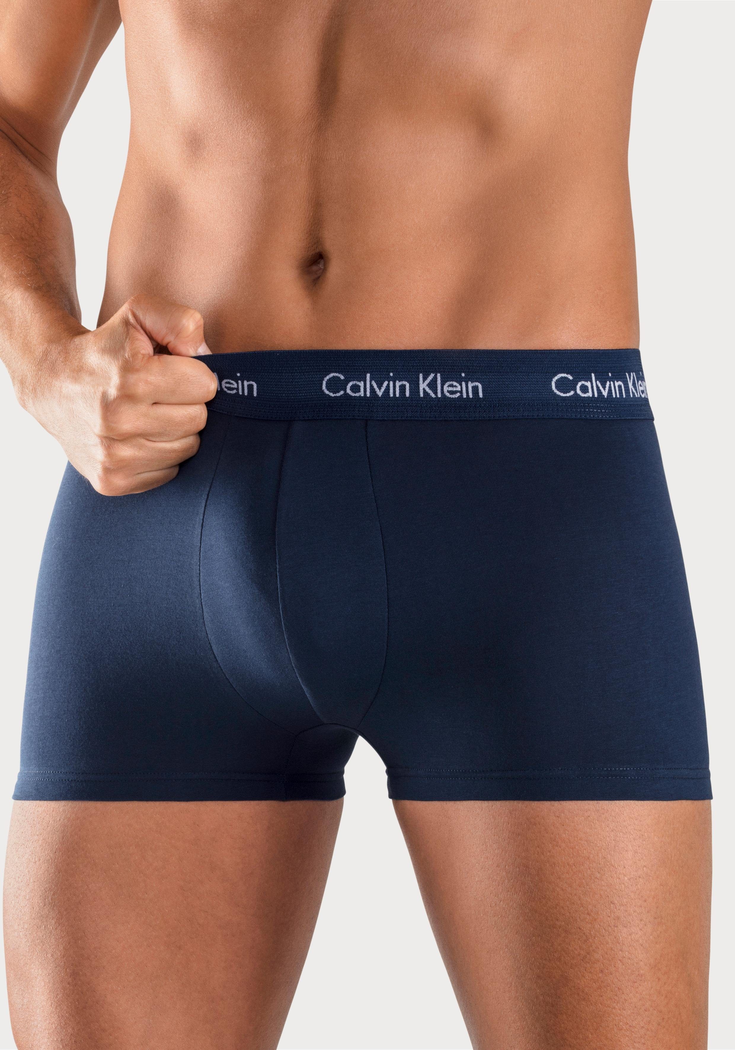 Calvin Klein - Heren Boxershorts Low Rise Trunks -3-Pack - Zwart - Maat XL  | bol.com