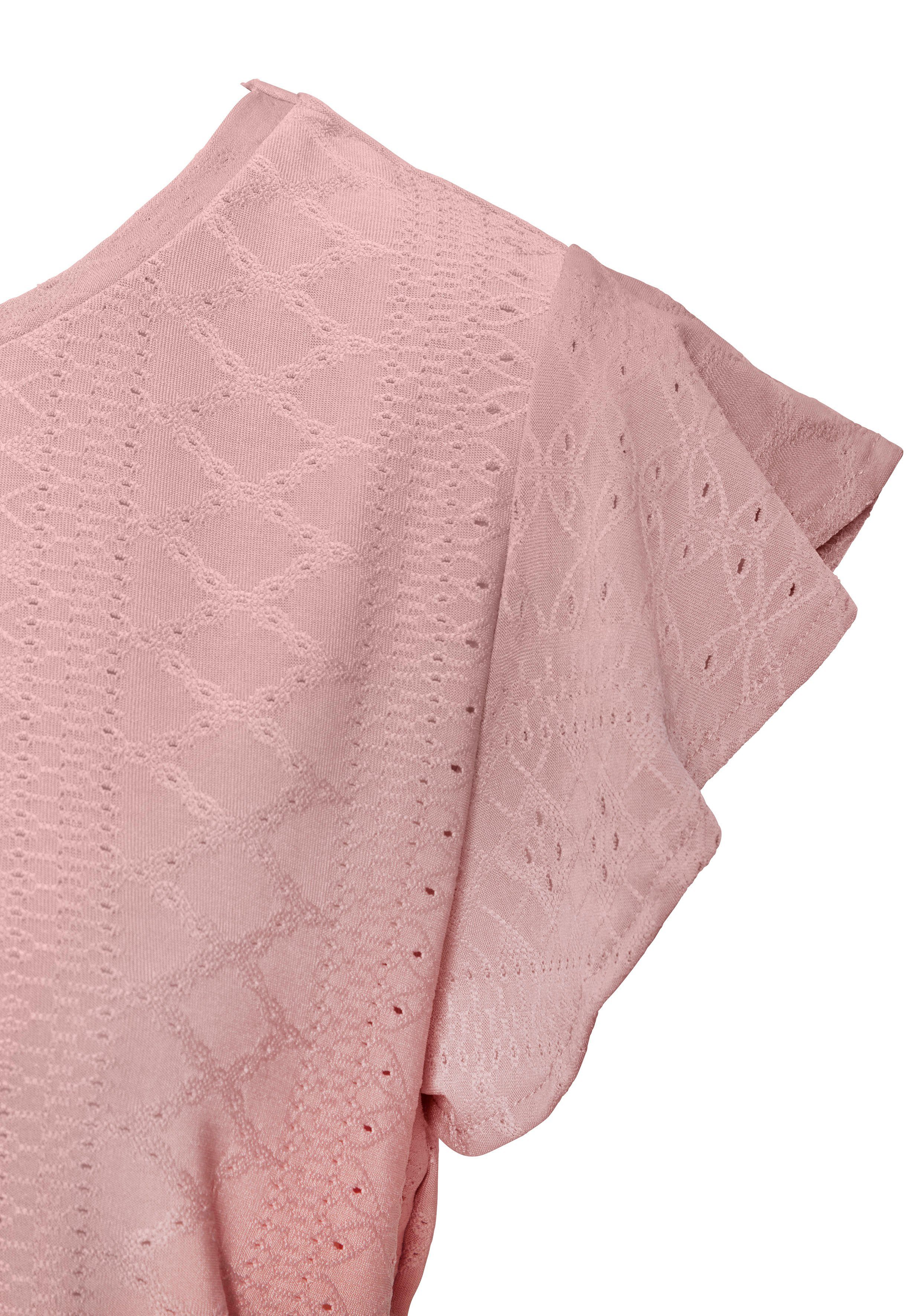 Vivance Shirt met korte mouwen Met broderie anglaise in een gemakkelijk te onderhouden kwaliteit (2-delig, Set van 2)