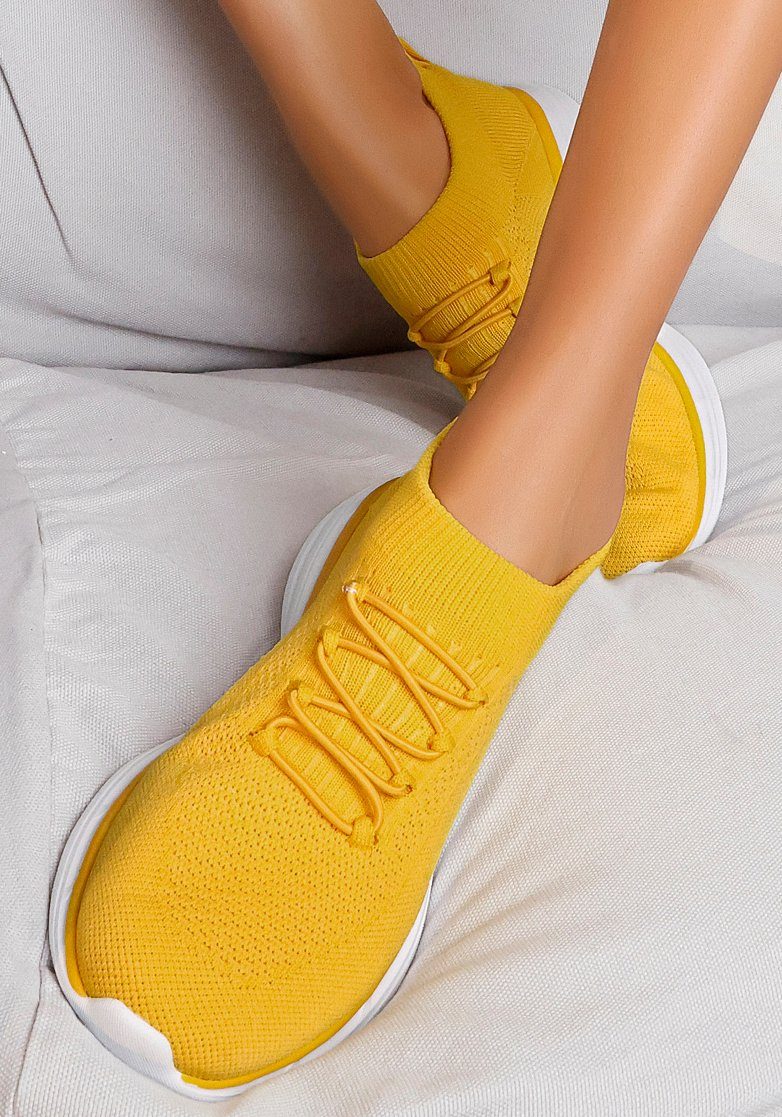 Lascana Sneakers Slipper, lage schoen, ultralicht en comfortabel om in te slippen VEGAN