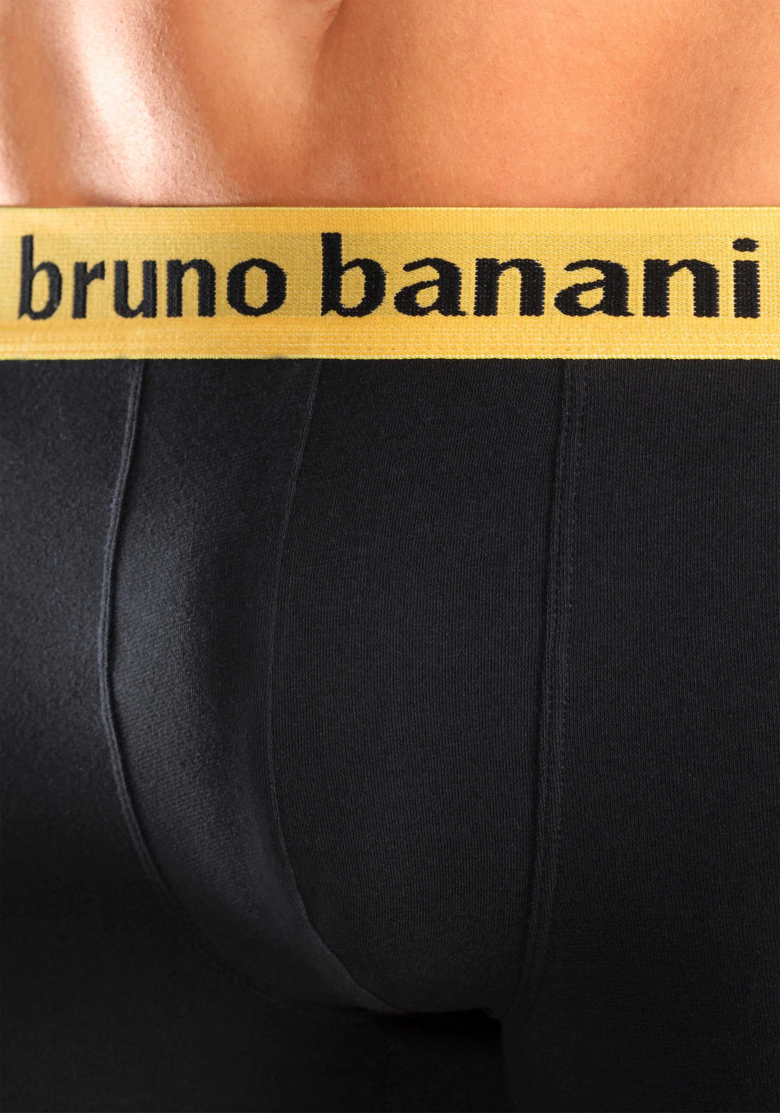 Bruno Banani Boxershort voor heren met langere pijpen en opvallende logo-tailleband (set, 4 stuks)