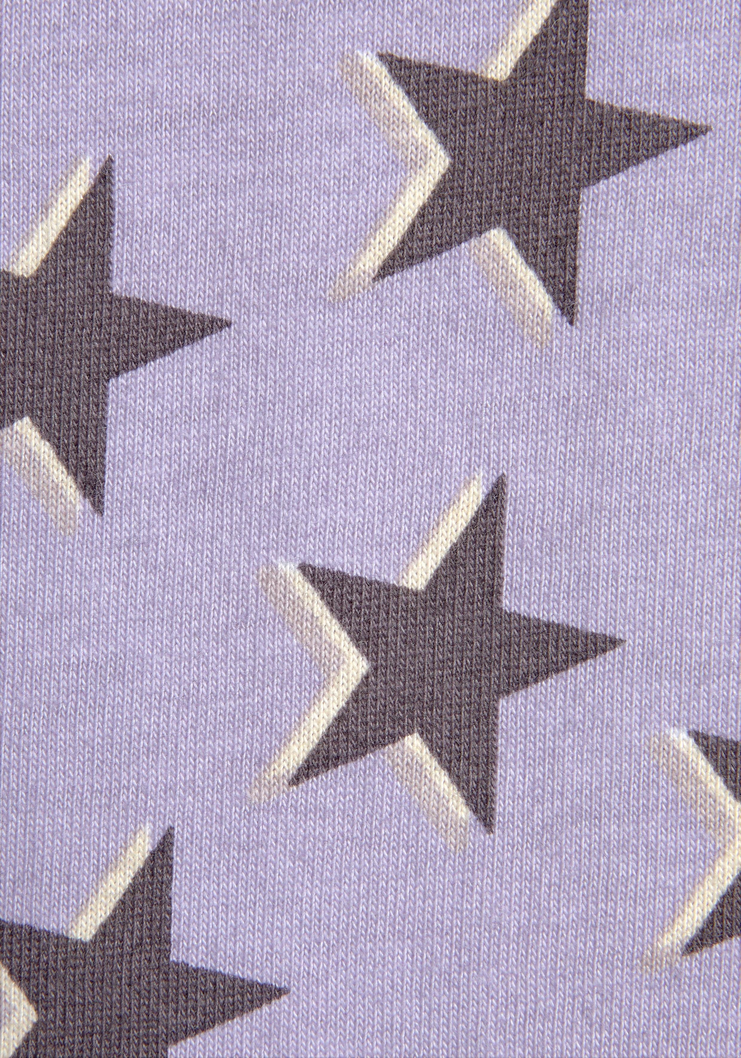 Vivance Dreams Pyjama met sterpatroon (4-delig, Set van 2)