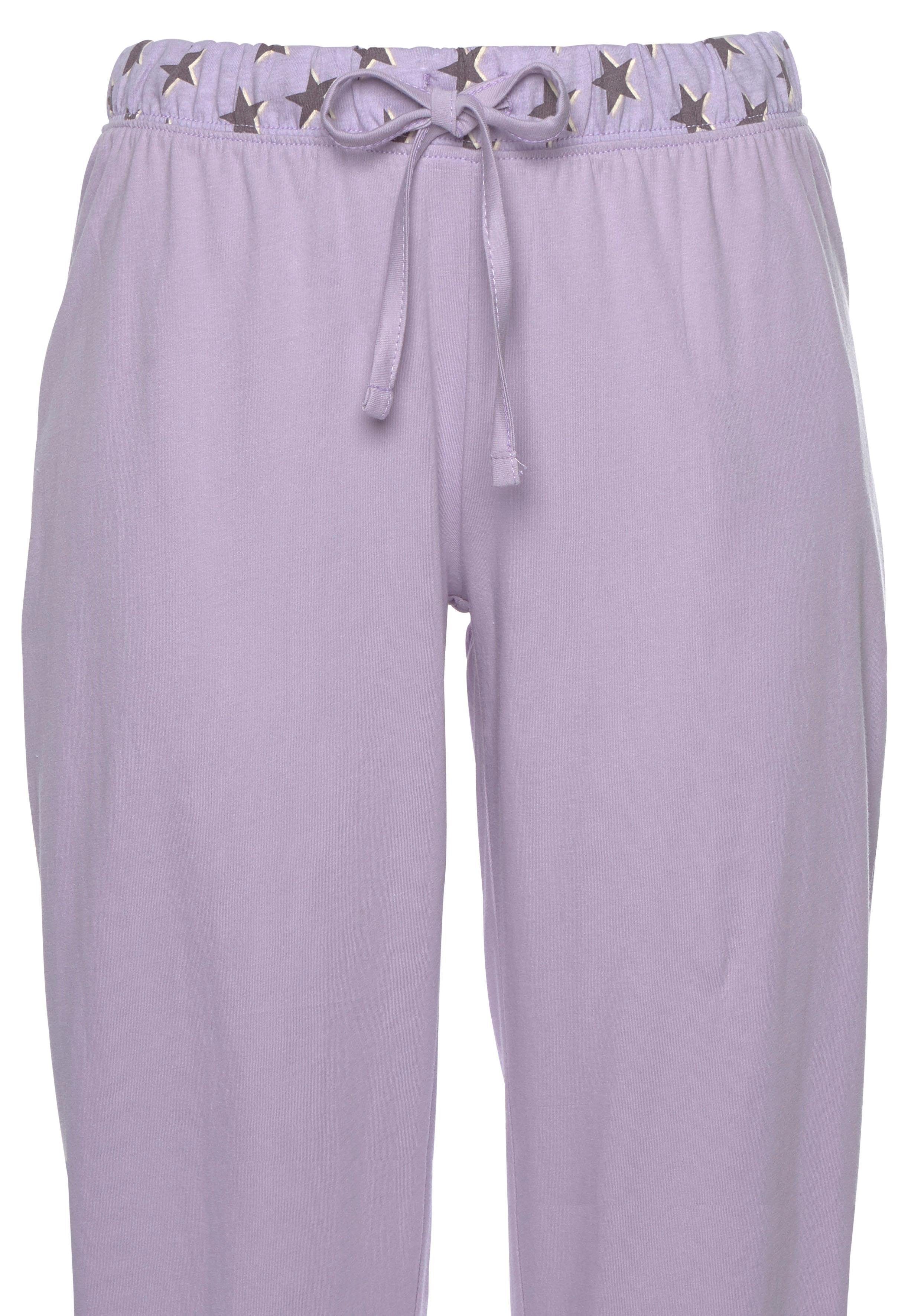 Vivance Dreams Pyjama met sterpatroon (4-delig, Set van 2)