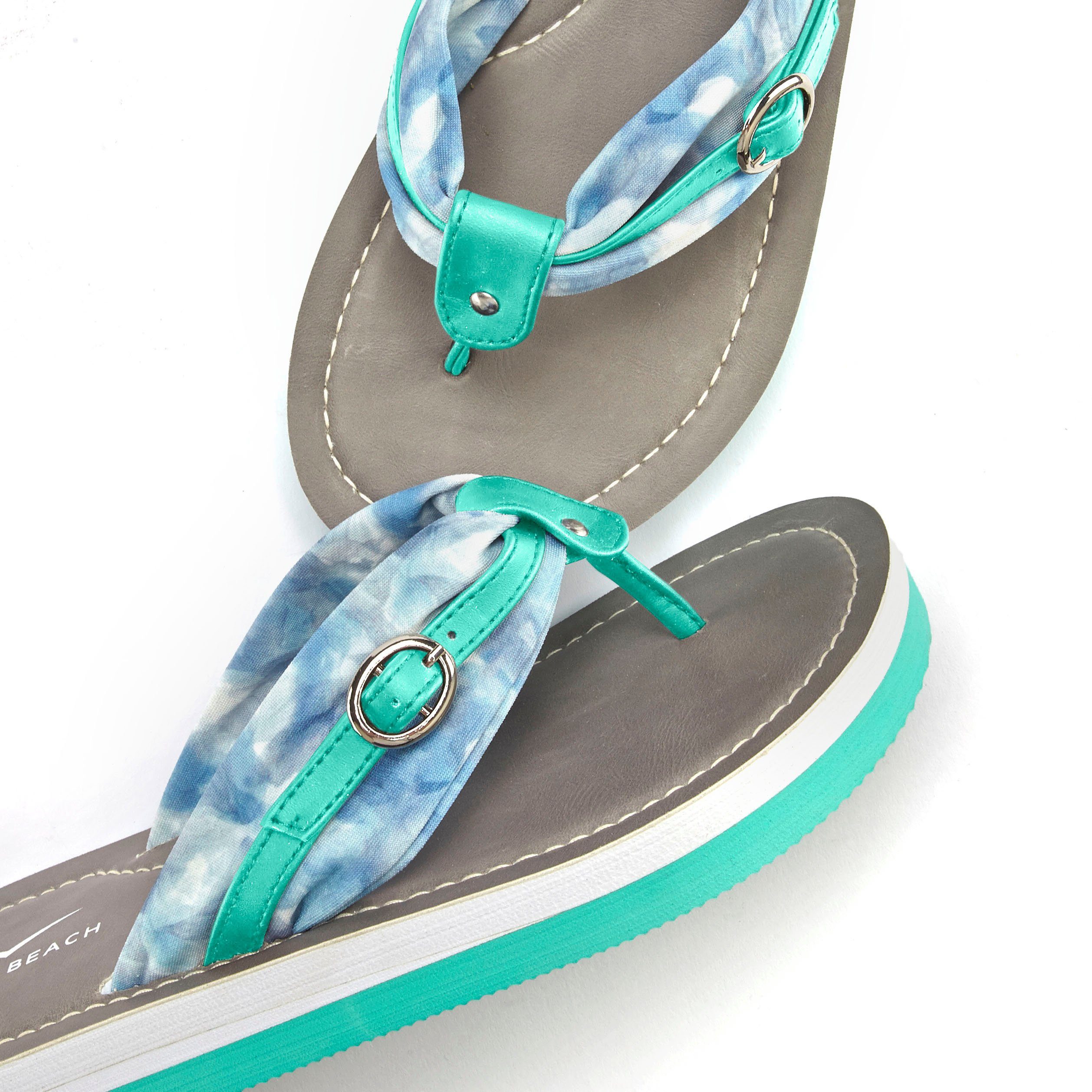 Venice Beach Badslippers Sandaal, pantoffel, badslipper, flip flop met modieuze print VEGAN