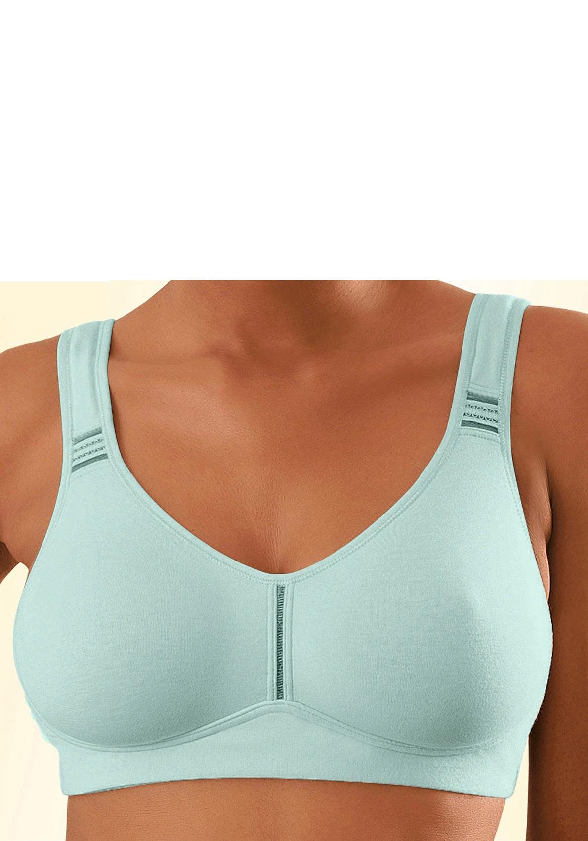 Petite fleur T-shirt-bh zonder beugels van katoen (Set van 2)