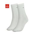 tommy hilfiger sokken met platte teennaad (2 paar) wit
