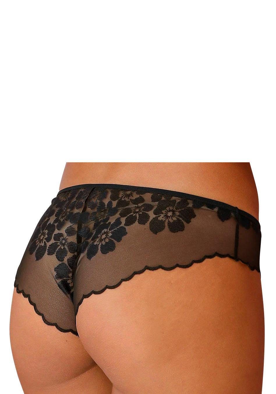 Lascana Belle Affaire Slip iets transparante borduurkant