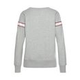 h.i.s sweatshirt met gestreepte tape grijs