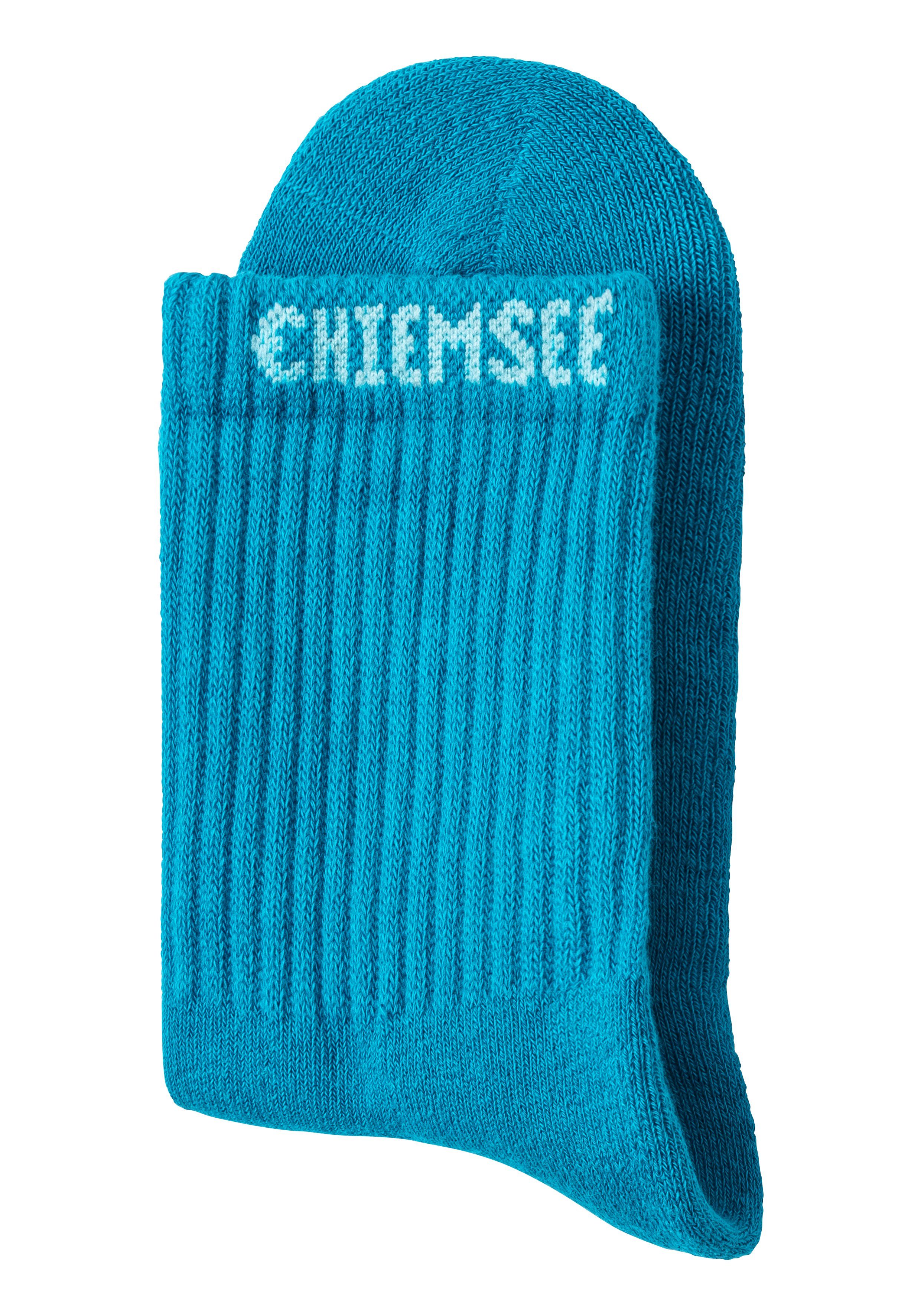 Chiemsee Tennissokken met gebreid merknamen (set, 6 paar)