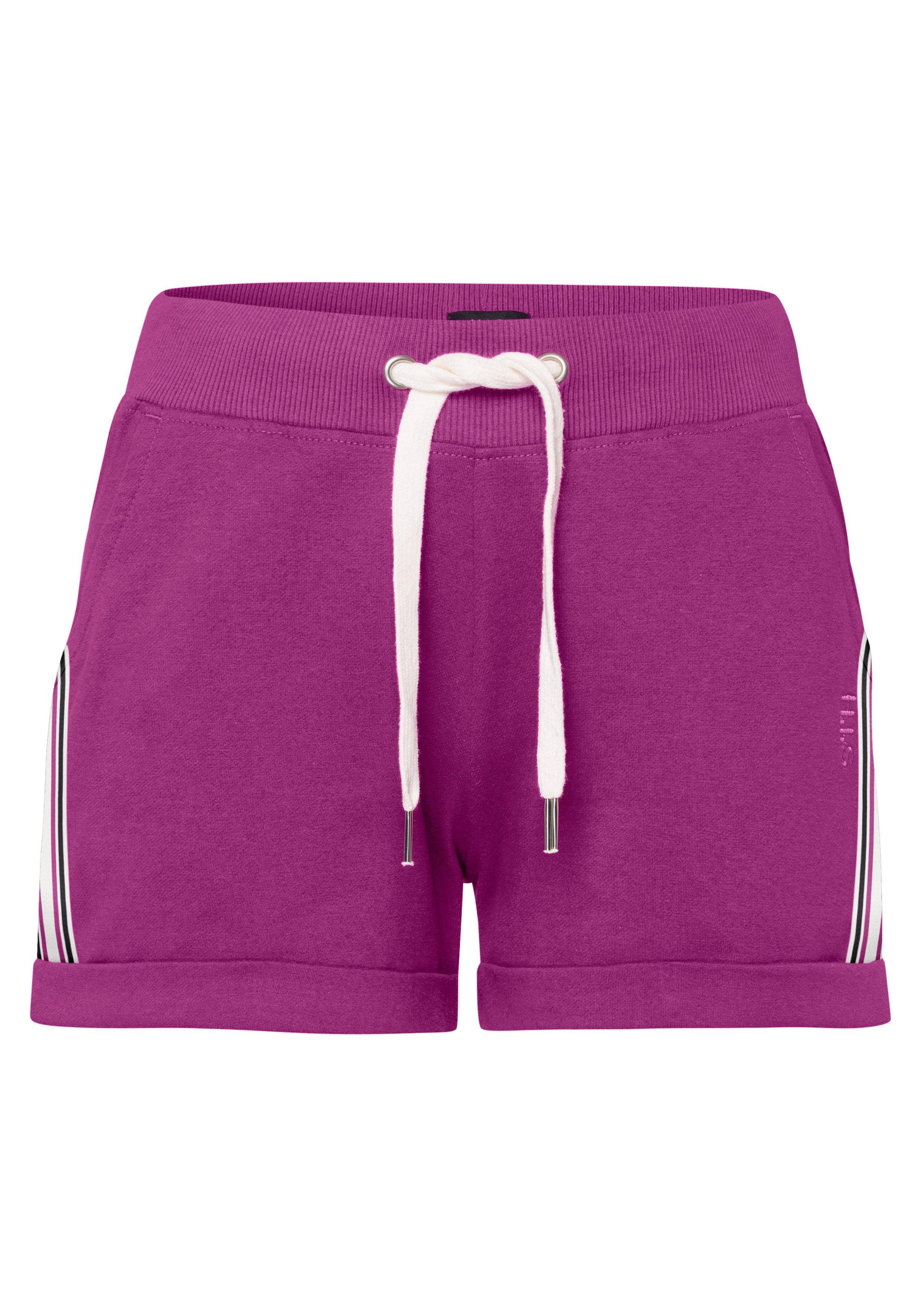 H.I.S Strandshort met tapestrepen opzij