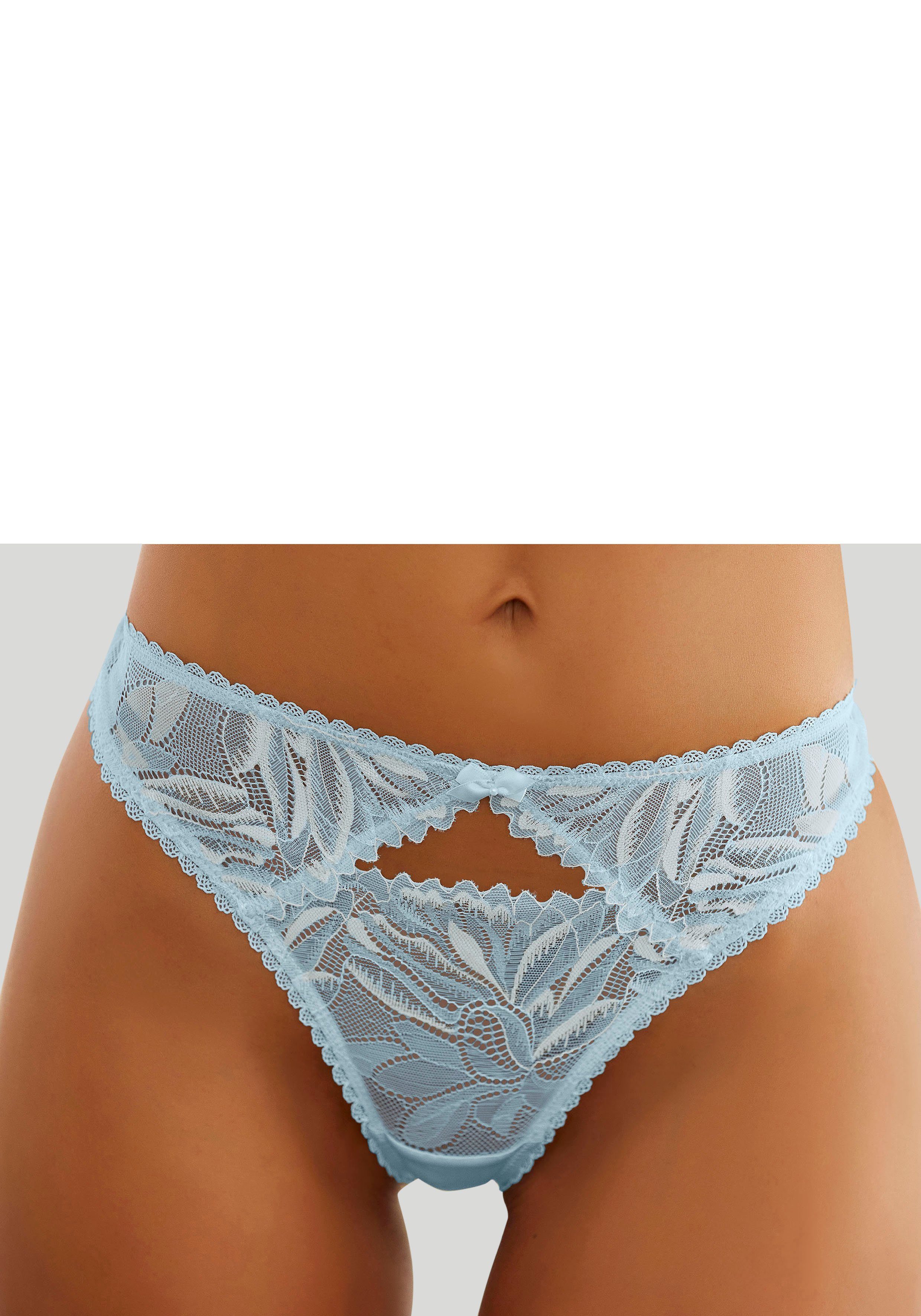 Lascana String Dessous van opvallende kant