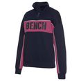 bench. sweatshirt in colourblocking design met logoprint blauw