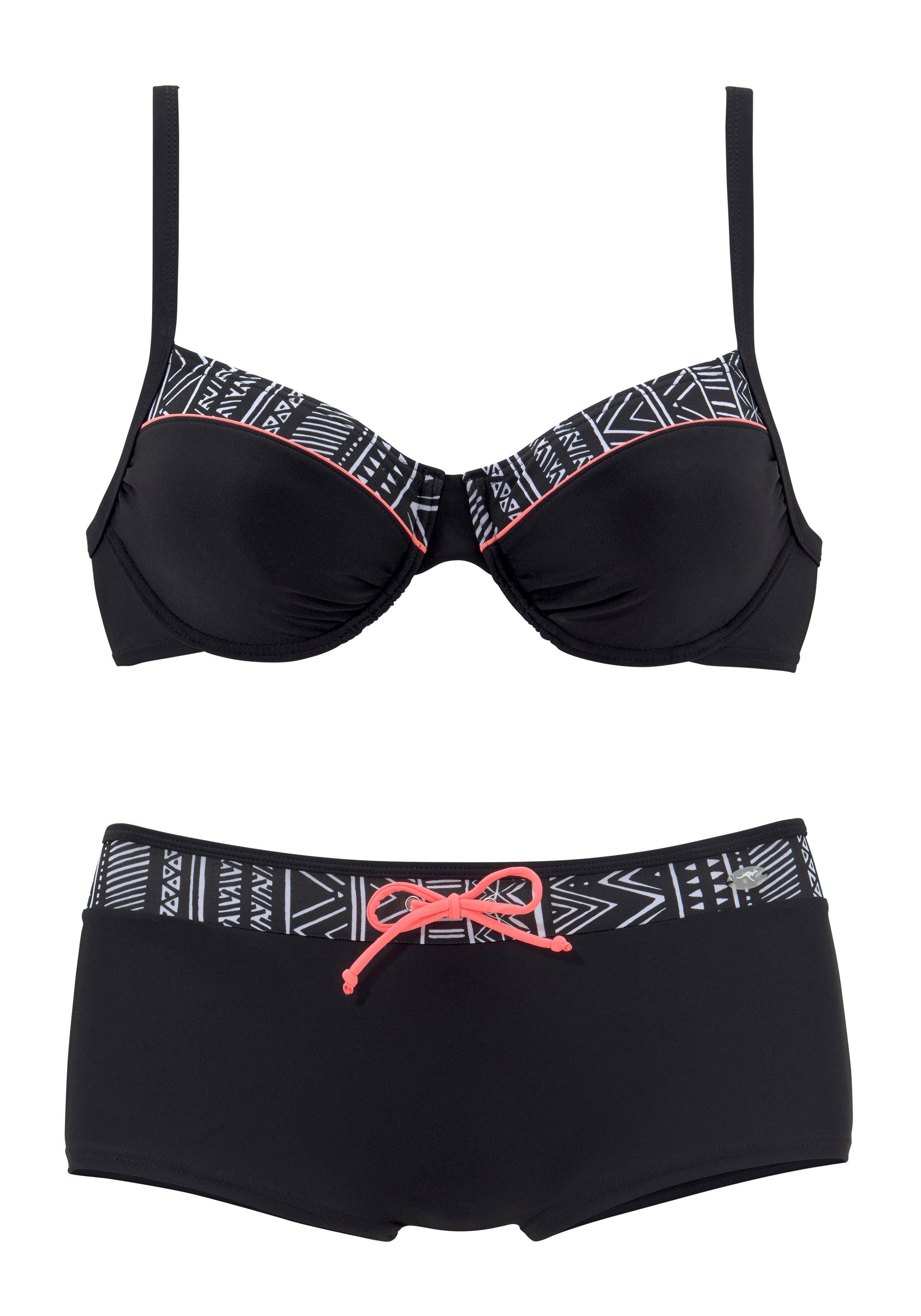 KangaROOS Beugelbikini met modieuze print, verstelbare bandjes