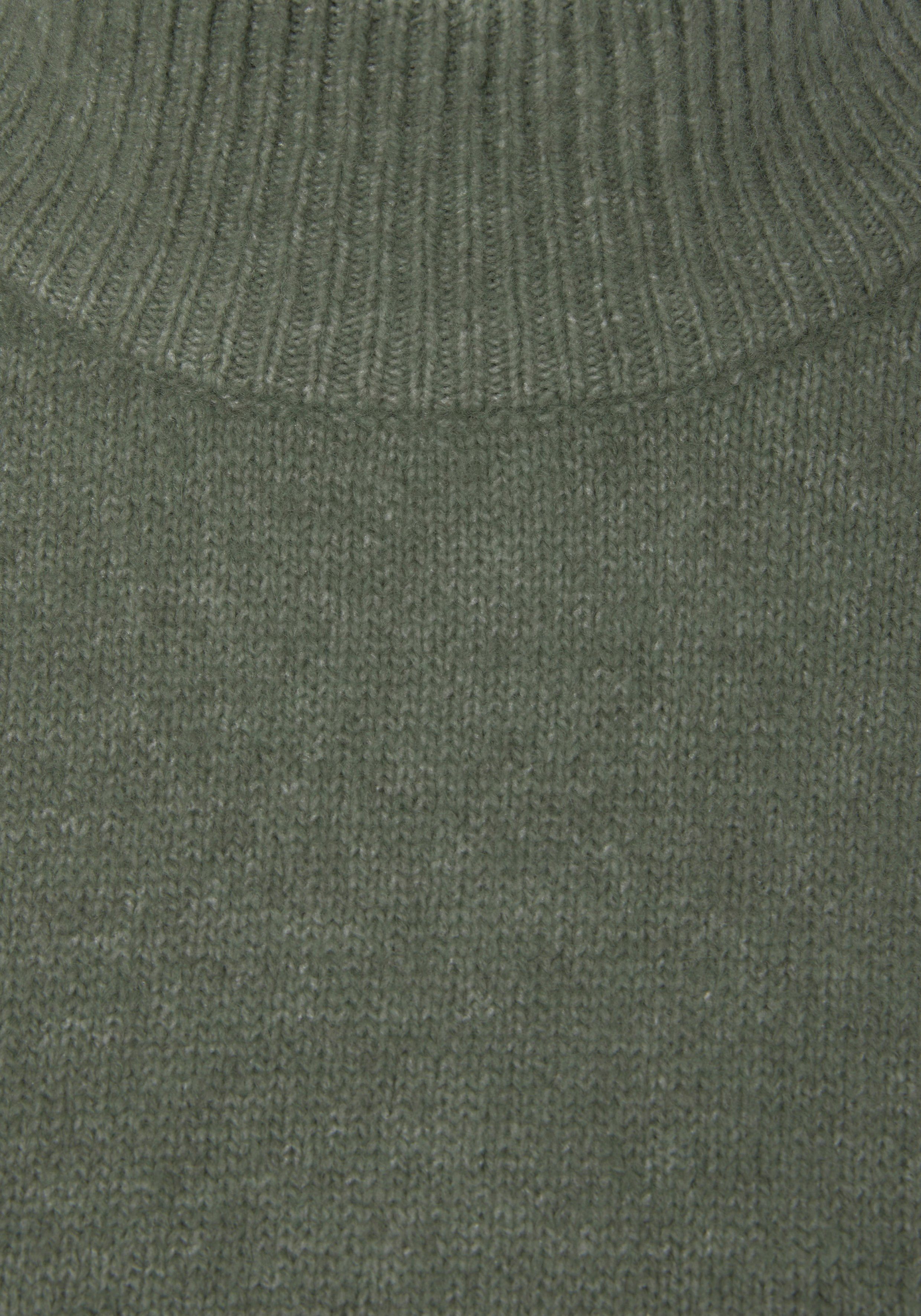Lascana Gebreide trui -Lounge Pullover met staande kraag en ribboorden, loungewear