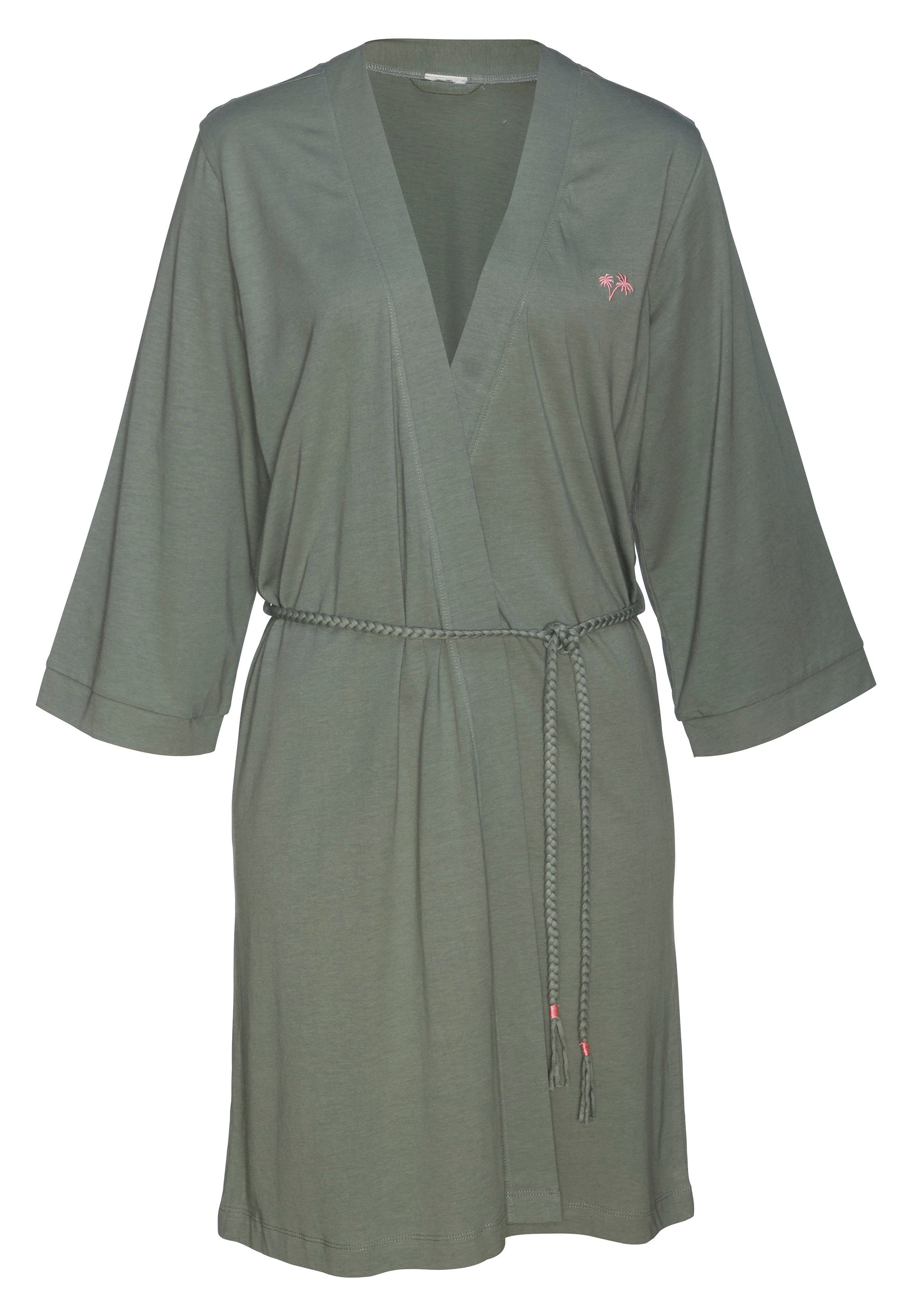 Vivance Dreams Kimono uni of met bloemendruk