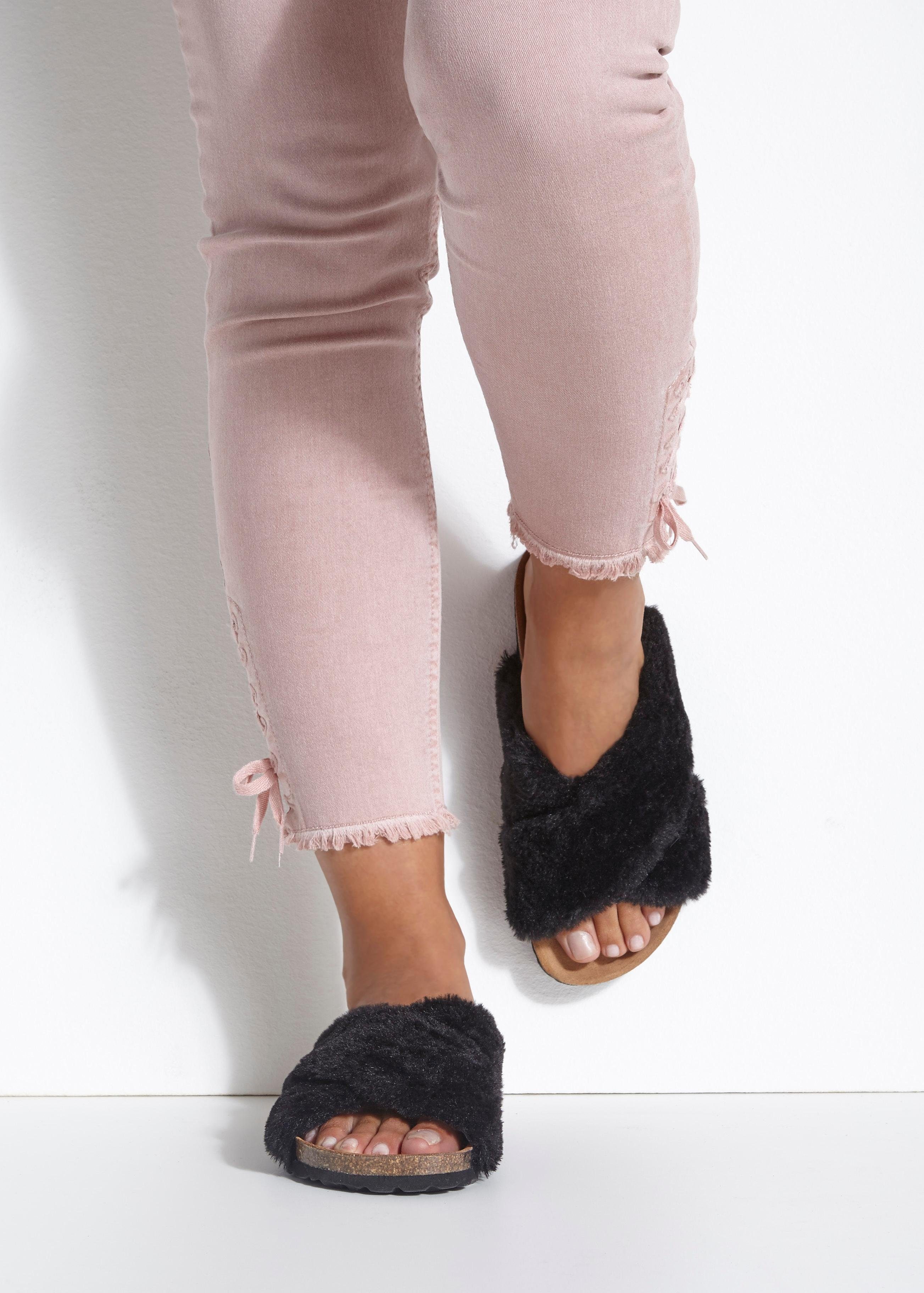 Lascana Slippers Pantoffel, mule, sandaal, open schoen,