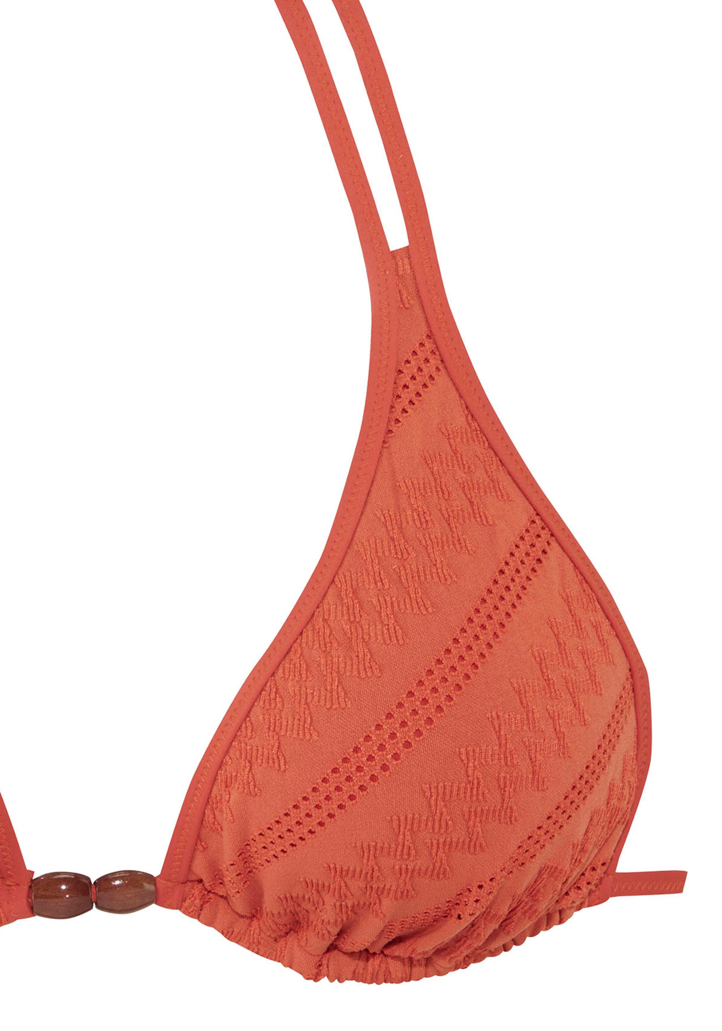 s.Oliver RED LABEL Beachwear Triangelbikini Naila met structuur (set)