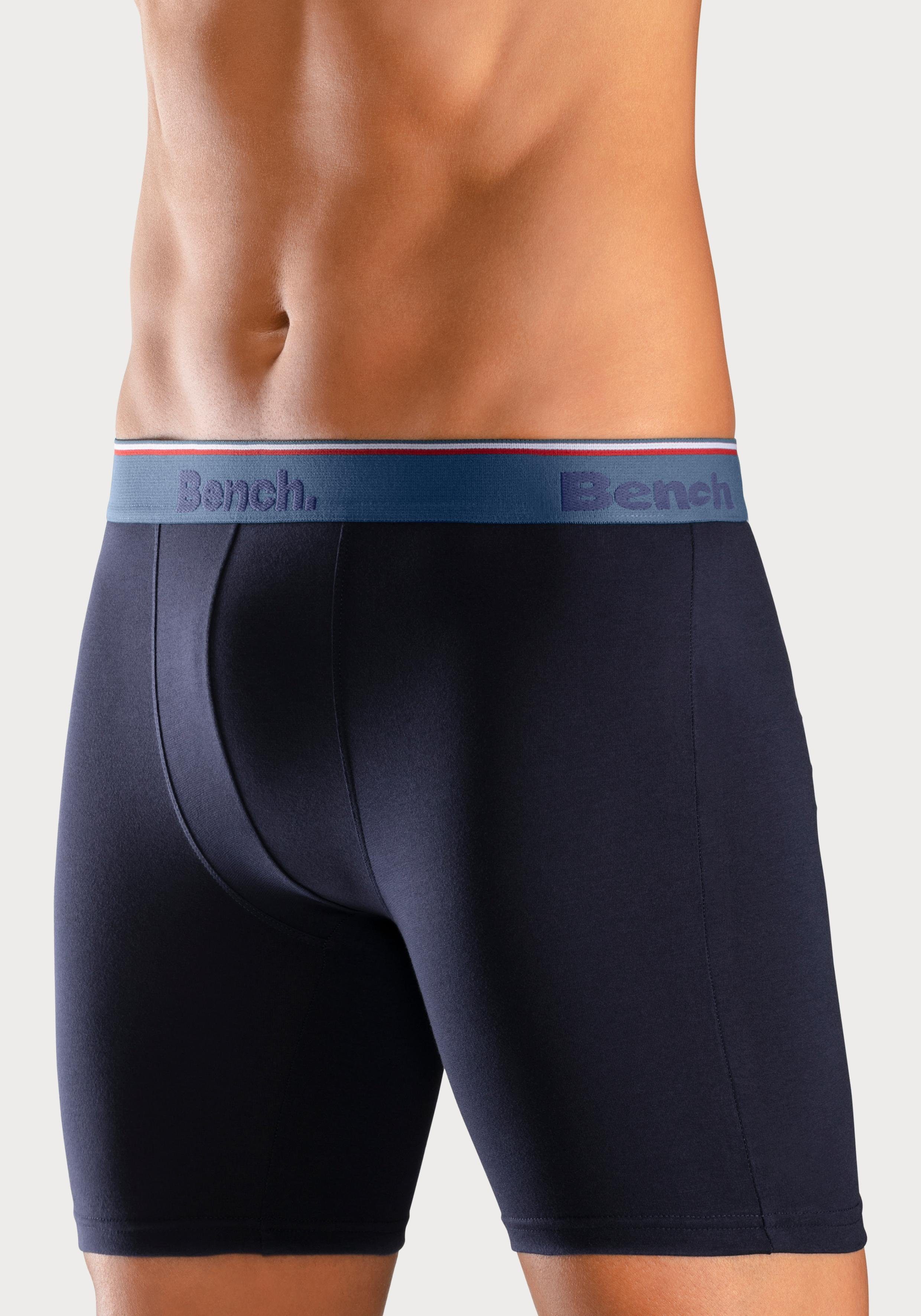 Bench. Lange boxershort met smalle strepen in het logo-weefband (set, 4 stuks)