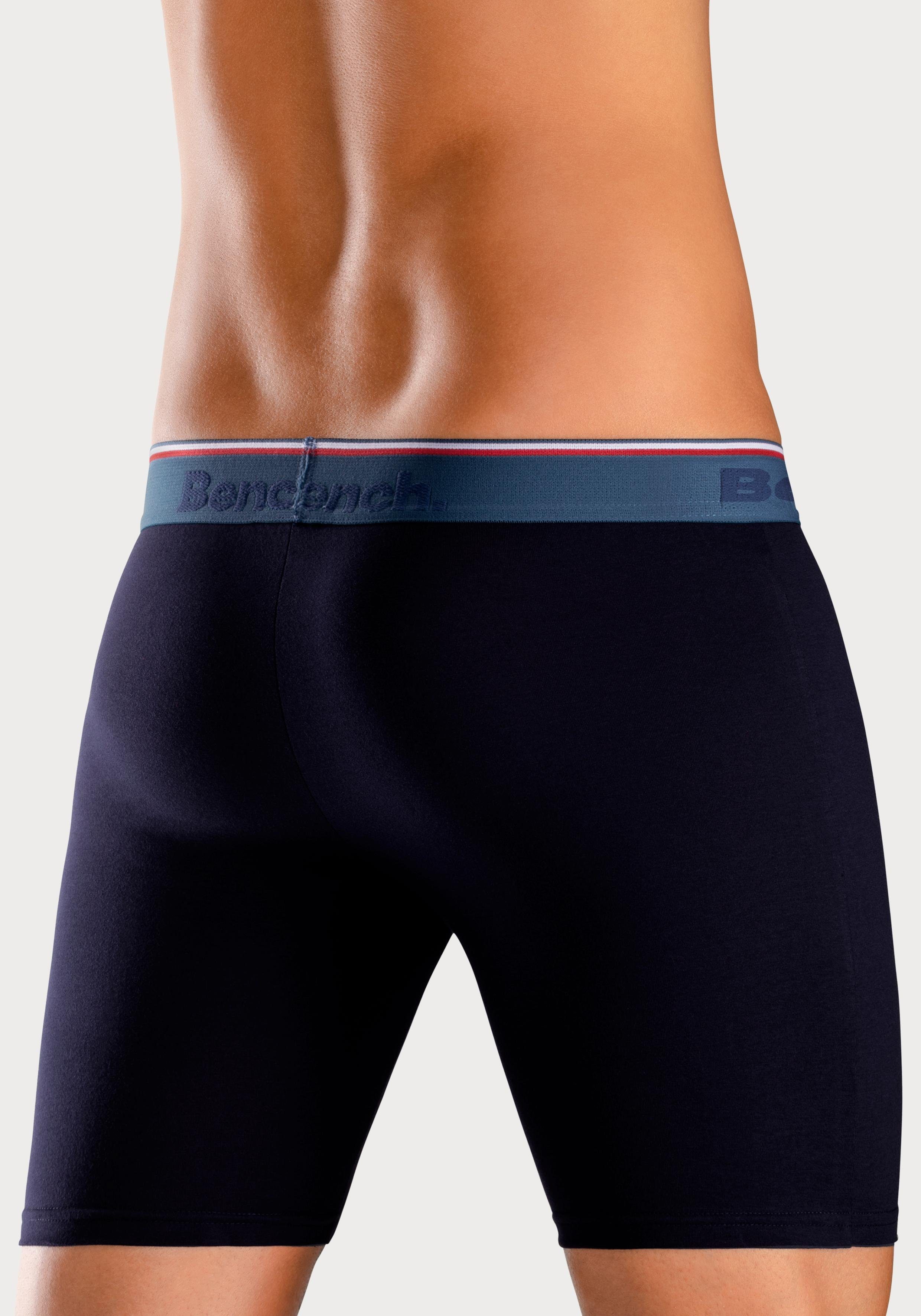 Bench. Lange boxershort met smalle strepen in het logo-weefband (set, 4 stuks)