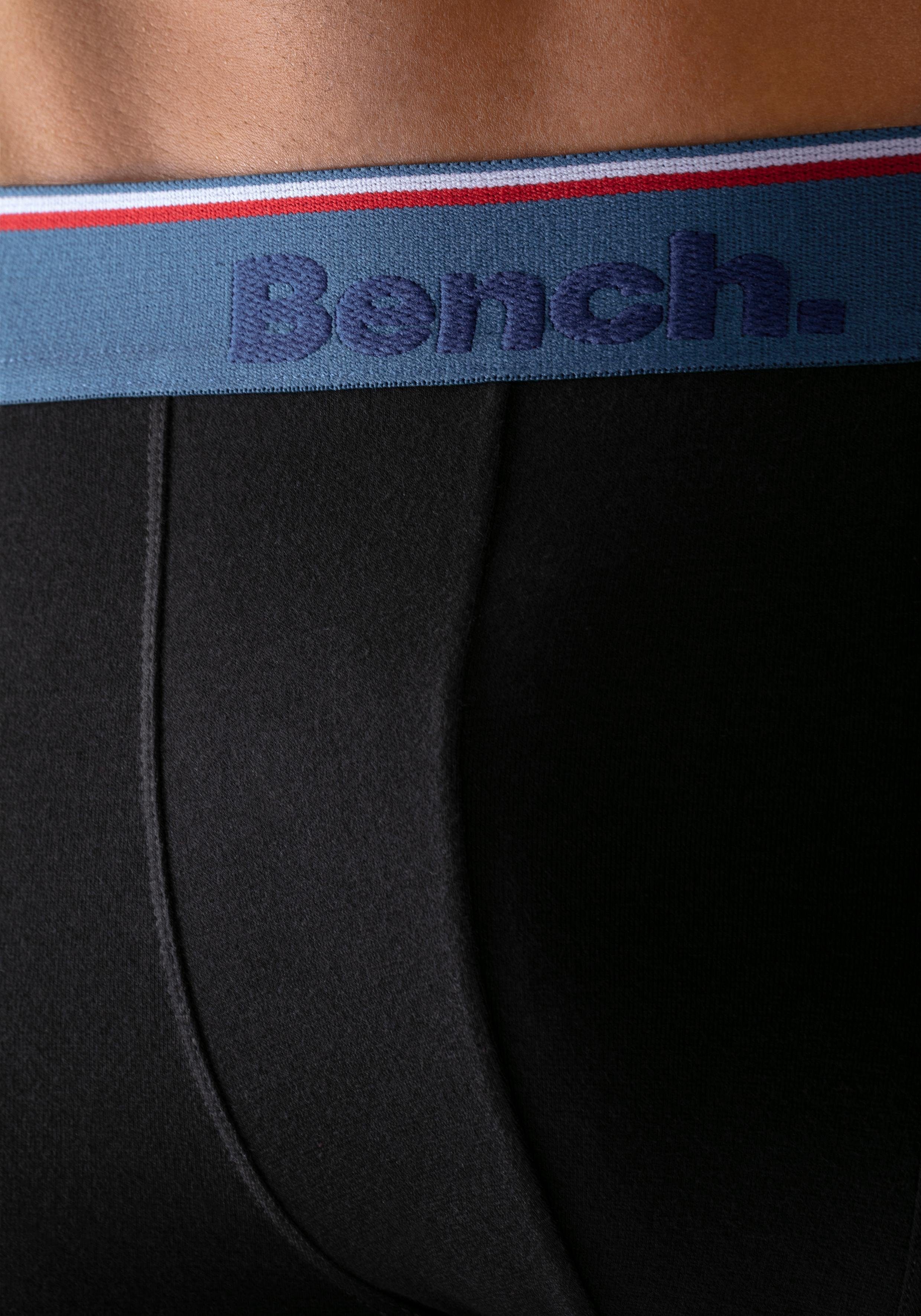 Bench. Lange boxershort Onderbroeken met smalle strepen in de logo-geweven tailleband (set, 4 stuks)