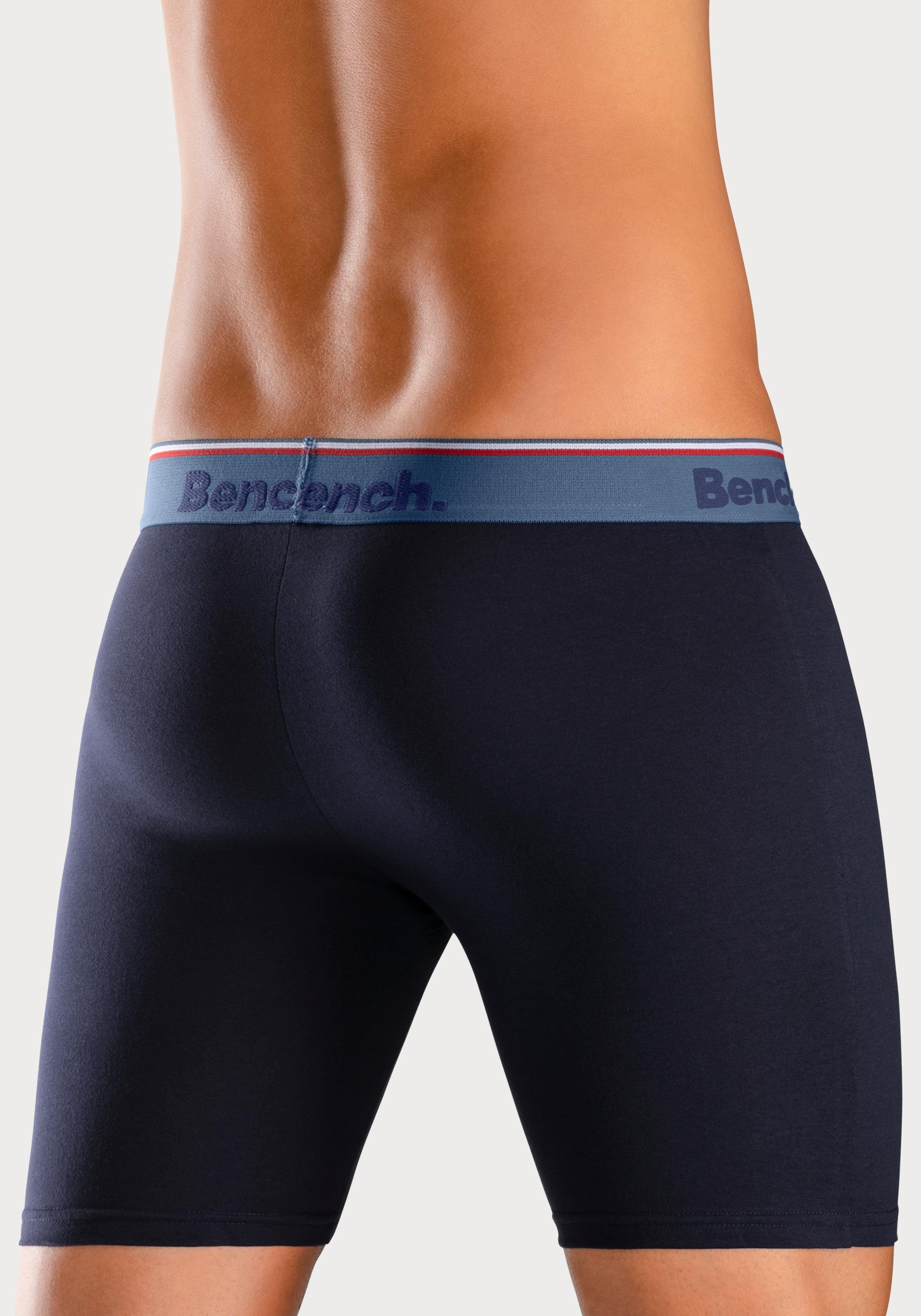 Bench. Lange boxershort met smalle strepen in het logo-weefband (set, 4 stuks)