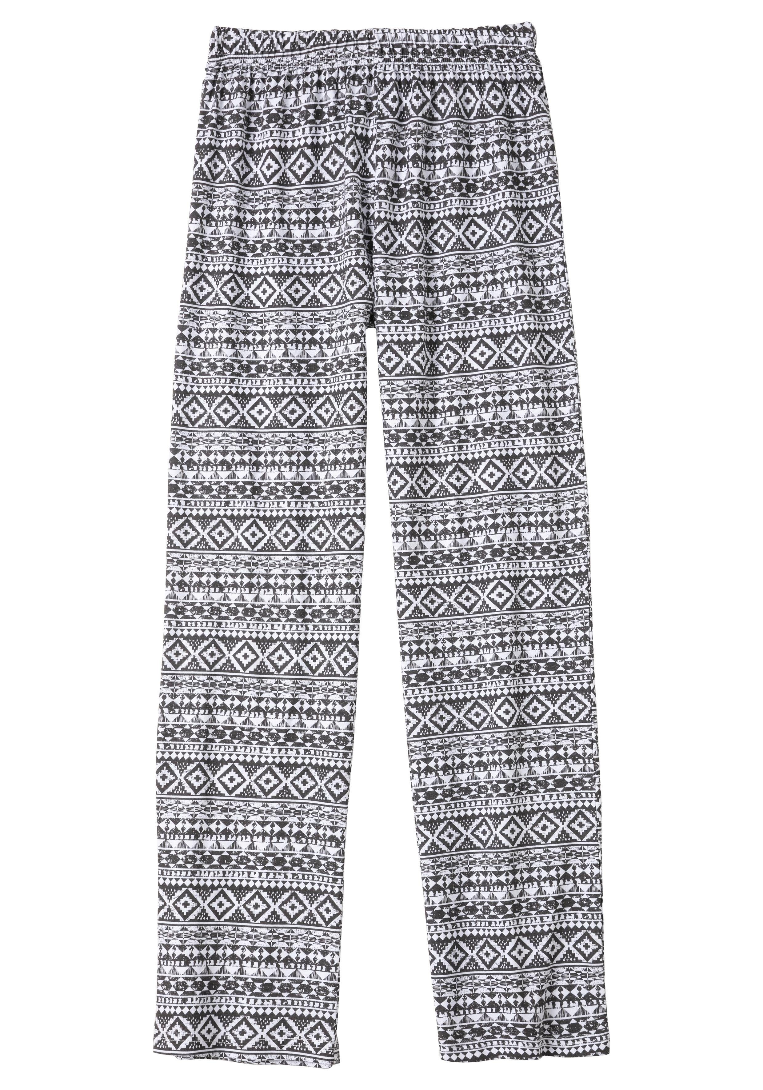 Buffalo Pyjama met cool gedessineerde broek (2-delig, 1 stuk)