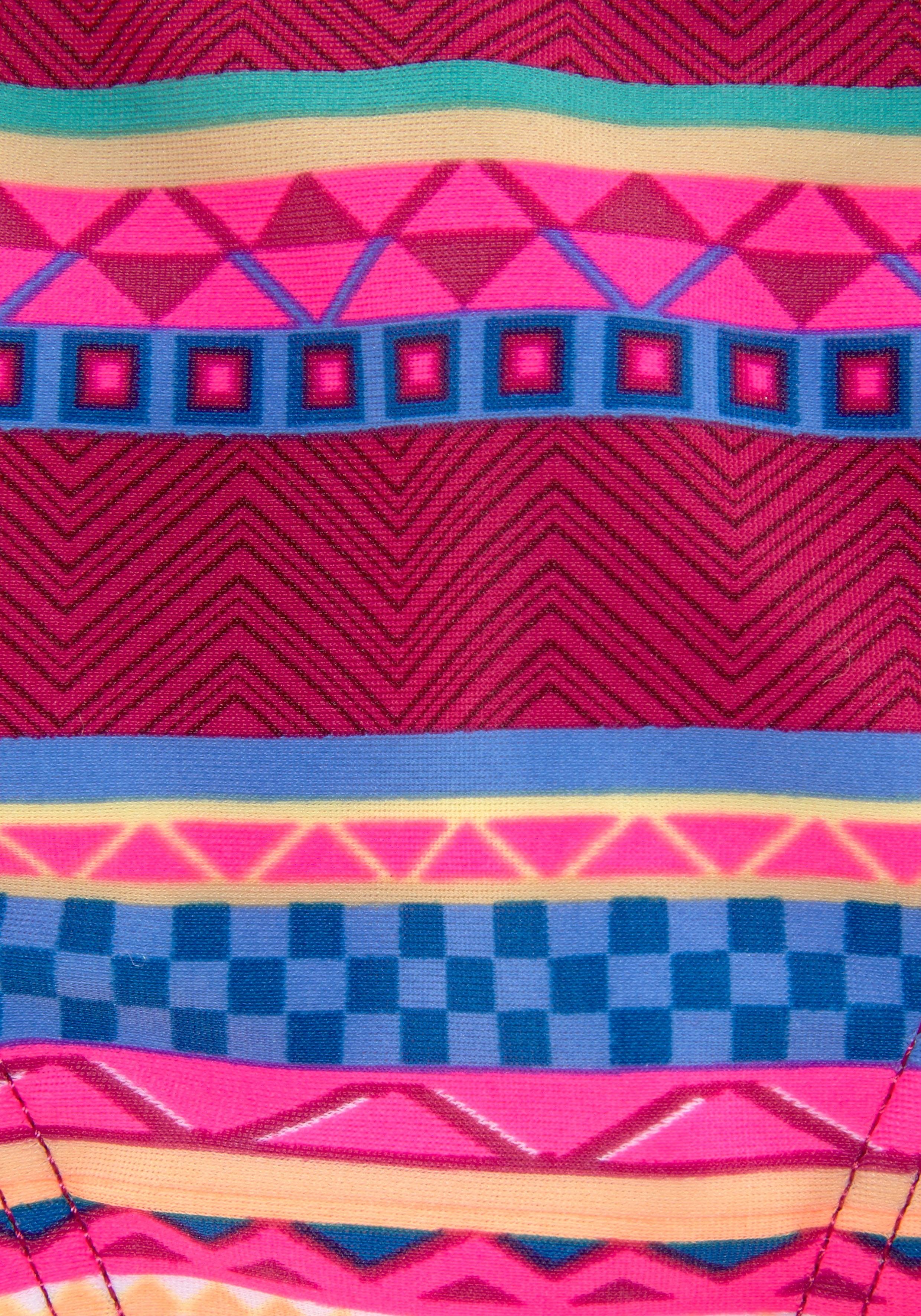 Buffalo Bandeaubikini Lux Kids met abstracte print