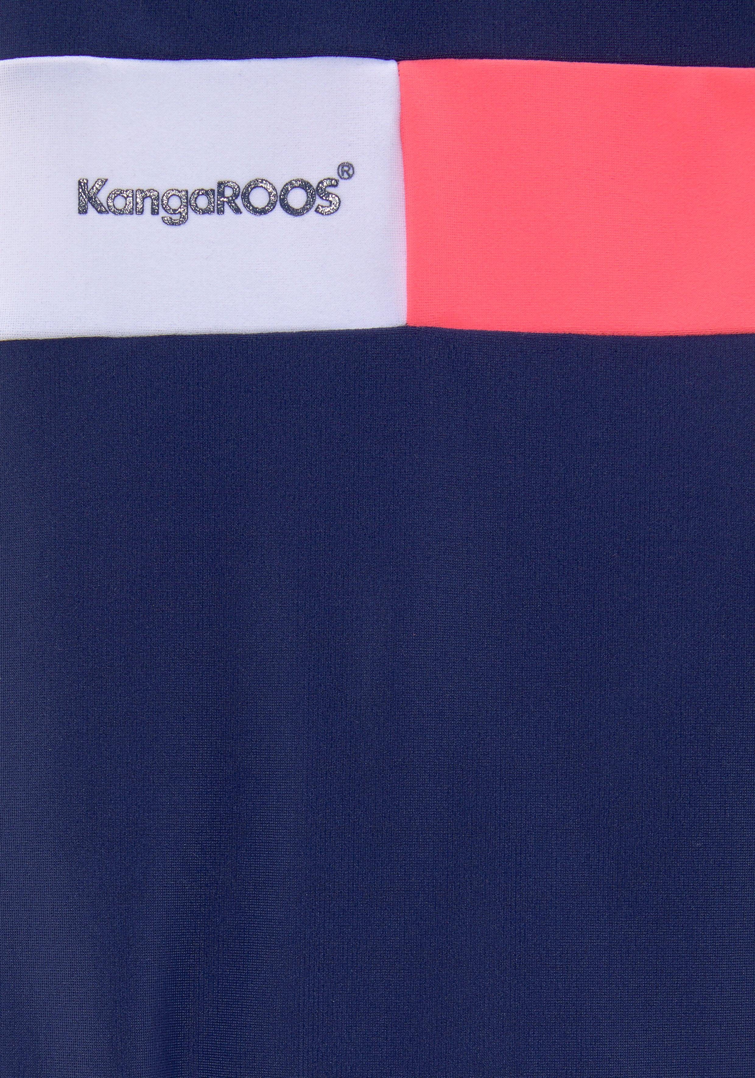 kangaroos badpak energy kids in colourblocking-look (1 stuk) blauw