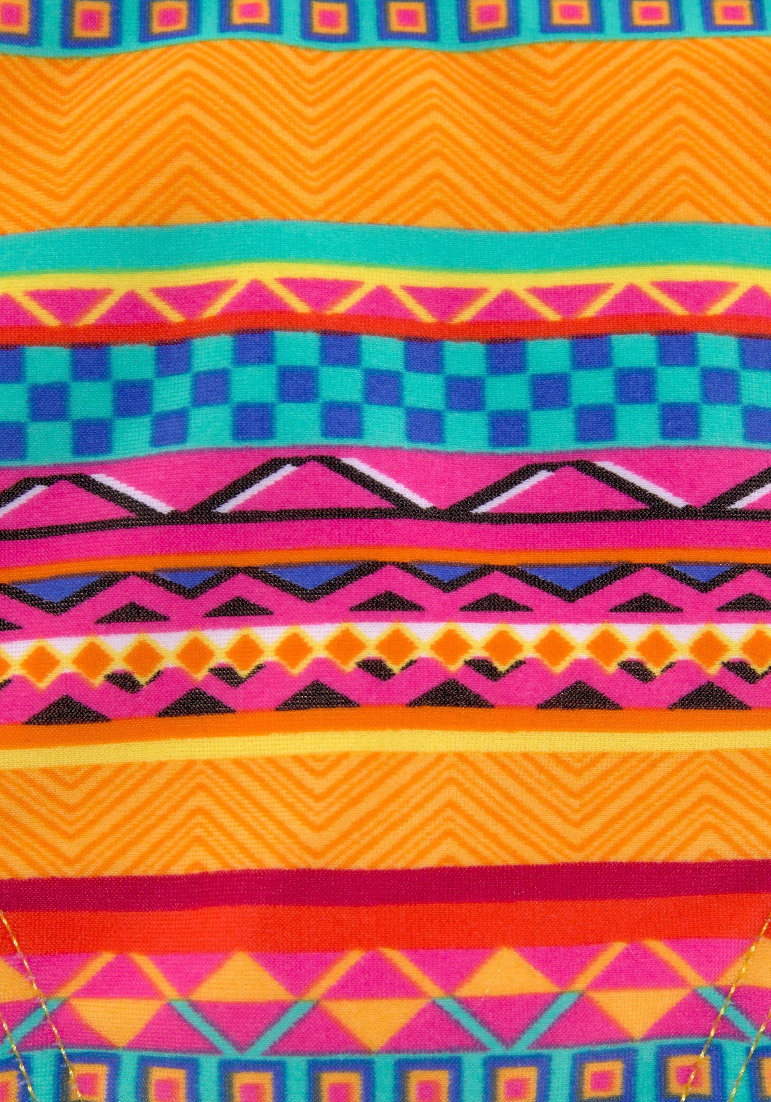 Buffalo Bandeaubikini Lux Kids met abstracte print