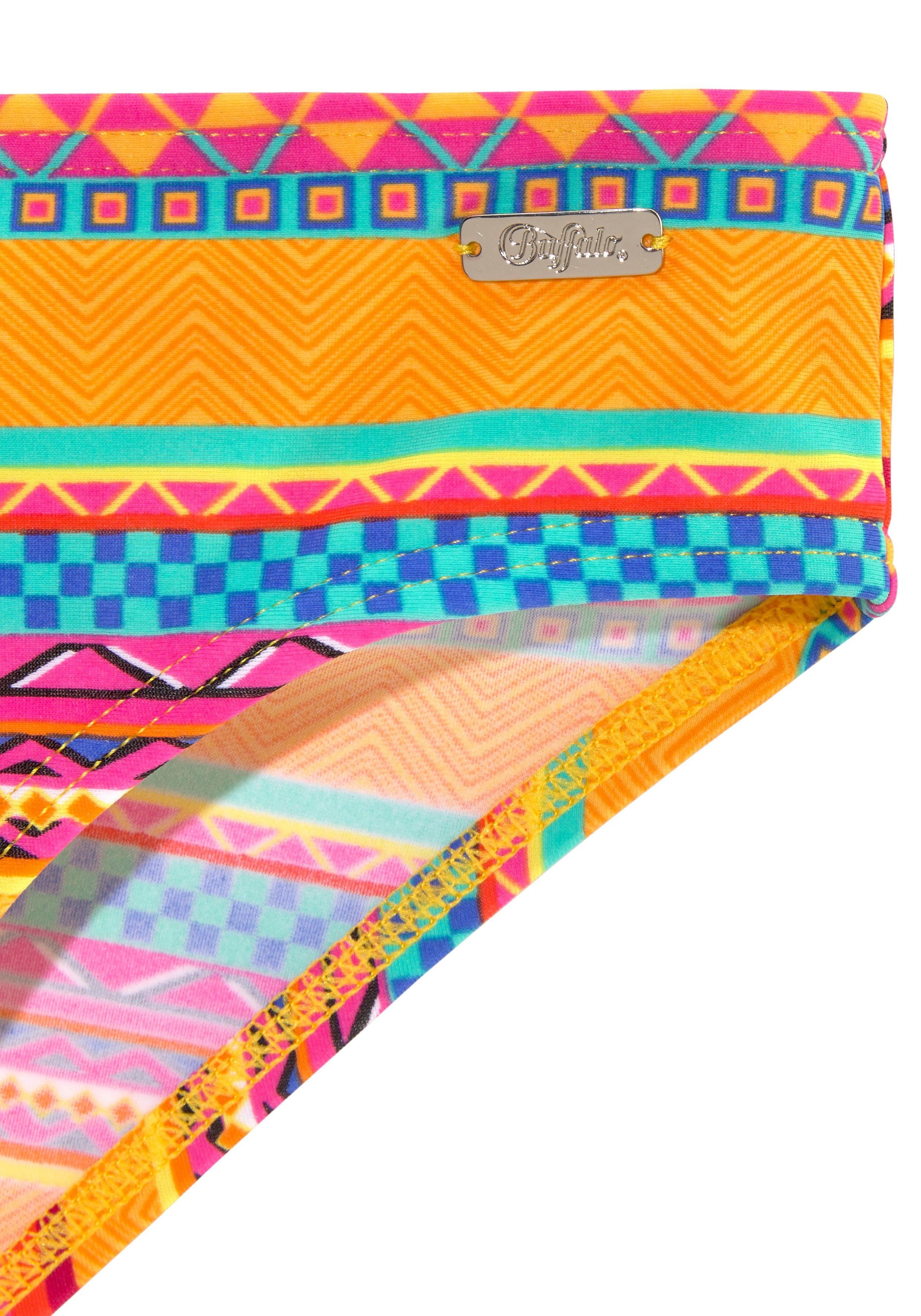 Buffalo Bandeaubikini Lux Kids met abstracte print