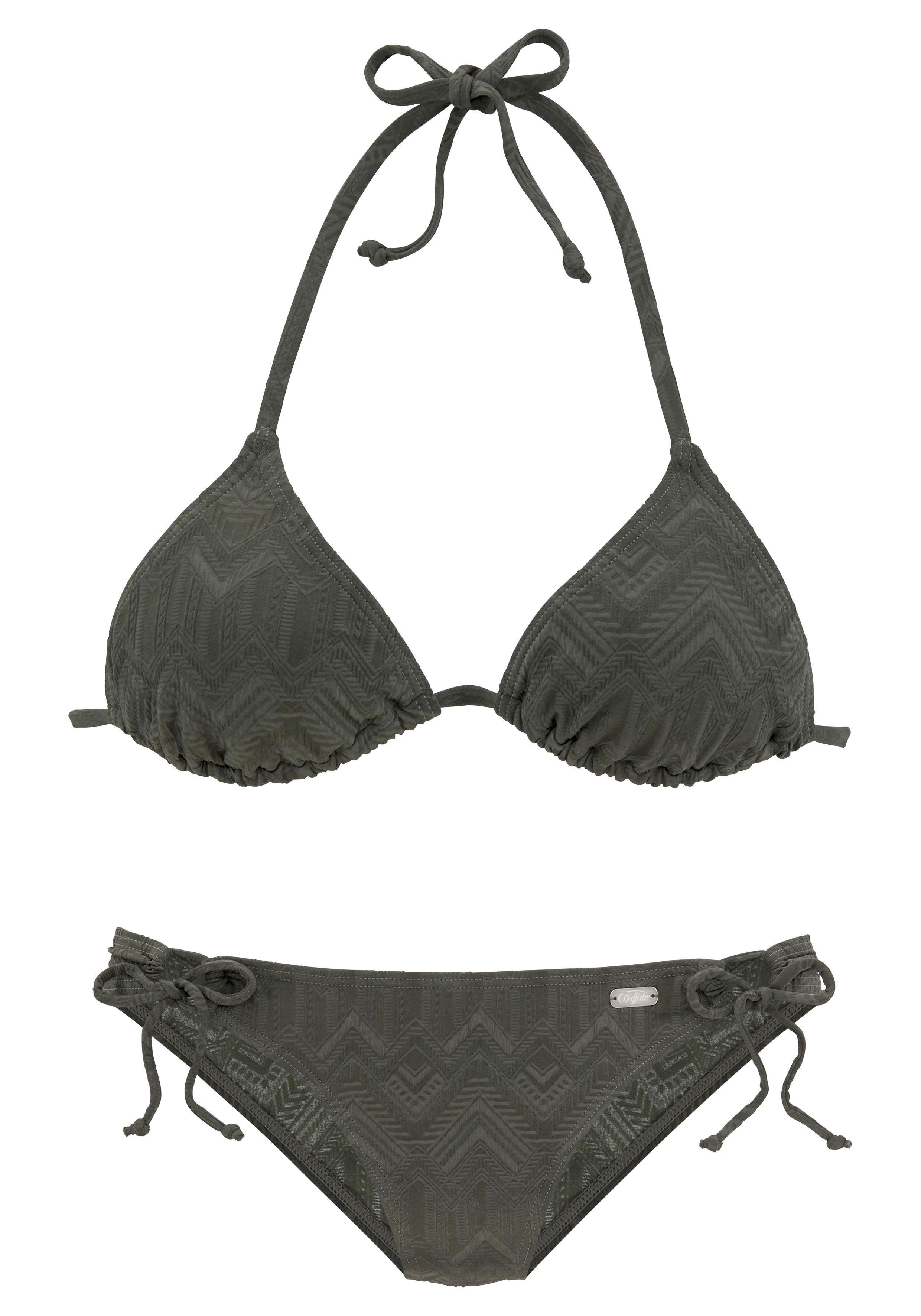 Buffalo Triangelbikini ROMANCE met modieuze structuur