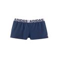 adidas performance zwemshort beach shorts met merkopschriften blauw