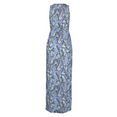 lascana maxi-jurk met paisleyprint blauw