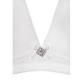 lascana bralette-bh magic touch dessous in innovatieve microtouch-kwaliteit wit